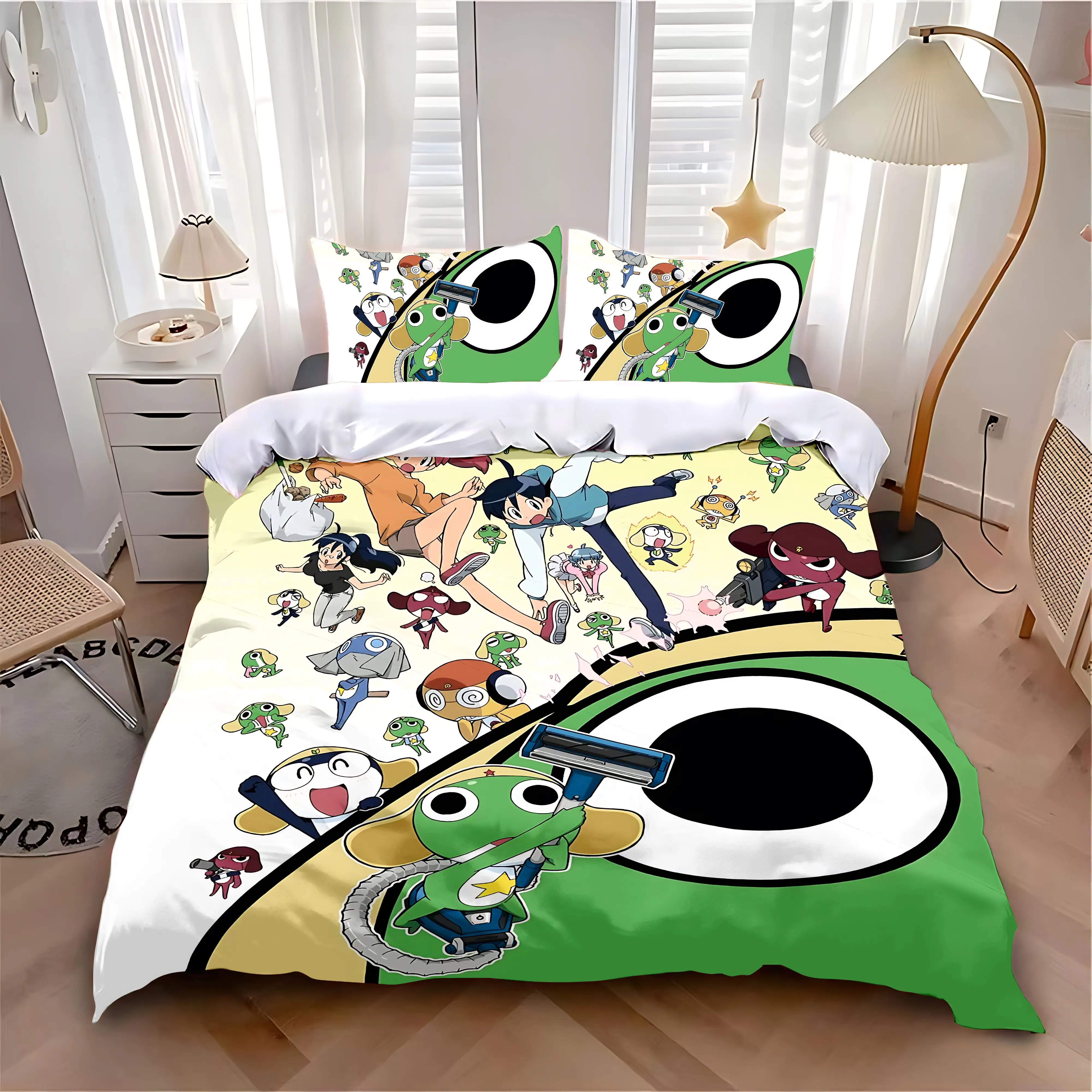Fashion Duvet Cover Pillowcase Bedding Set Hot Sergeant Frog Adult Boy Girl Bedroom Decoration Children Single Double Large Size
Fashion Duvet Cover Pillowcase Bedding Set Hot Sergeant Frog Adult Boy Girl Bedroom Decoration Children Single Double Large Size