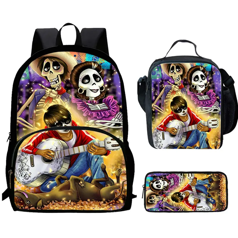 Cartoon Coco Child Backpack with Front Pocket,Lunch Bags,Pencil Bags for Aged 5-10,Cartoon School Bags for Boys Girls
Cartoon Coco Child Backpack with Front Pocket,Lunch Bags,Pencil Bags for Aged 5-10,Cartoon School Bags for Boys Girls