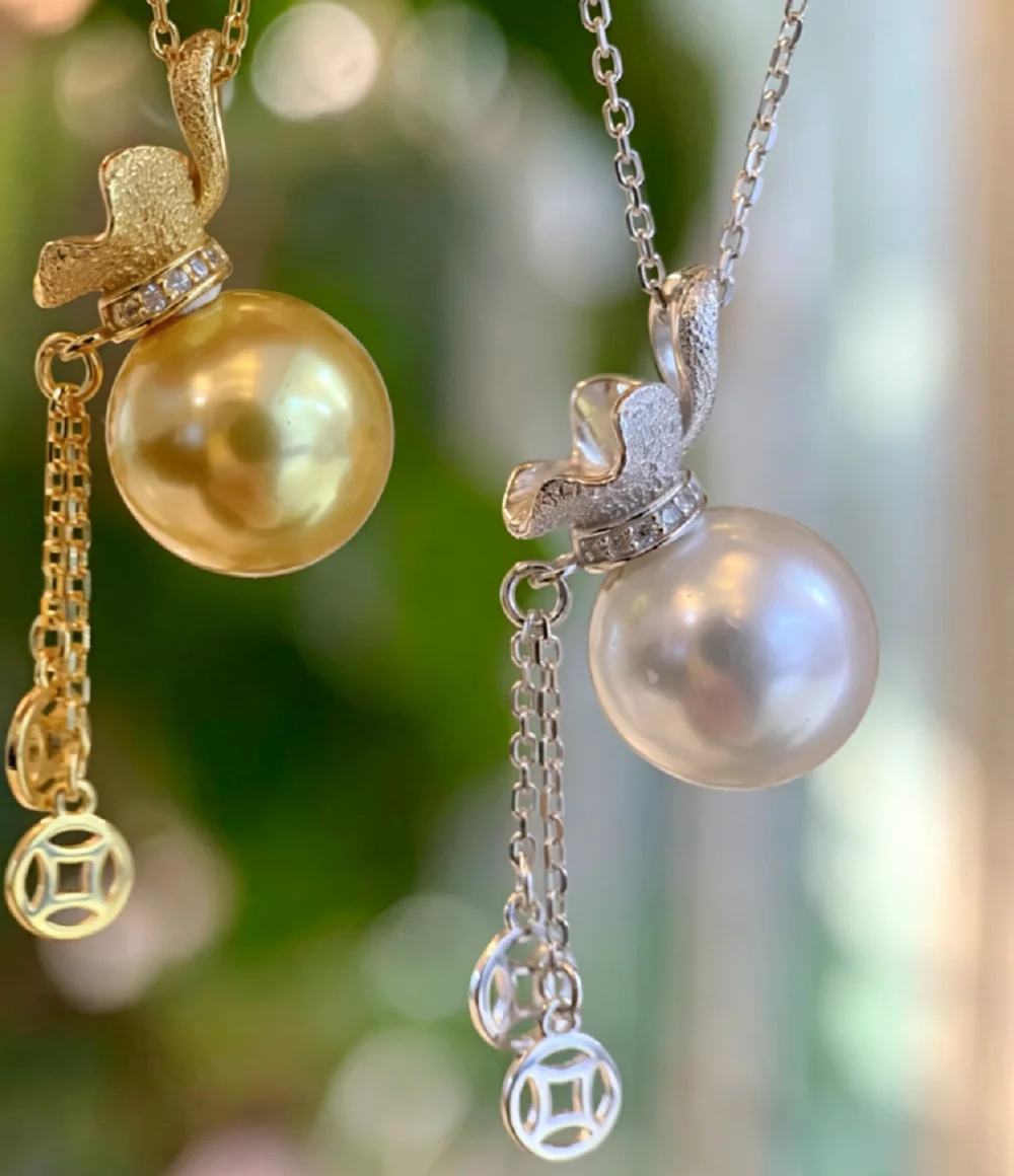 New s925 sterling silver exquisite lucky/tassel natural pearl pendant 18in/AAAA 11-12mm
New s925 sterling silver exquisite lucky/tassel natural pearl pendant 18in/AAAA 11-12mm