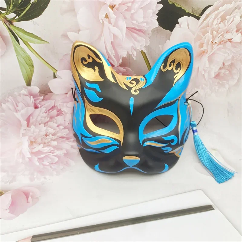 Japanese Hand-Painted Anime Half Face Cat Masks Masquerade Festival Party Cosplay Props For Women Girls FOX
Japanese Hand-Painted Anime Half Face Cat Masks Masquerade Festival Party Cosplay Props For Women Girls FOX