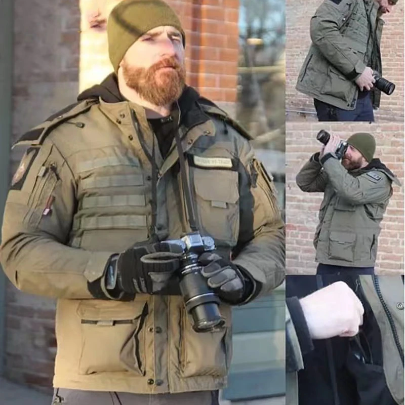 Men All-terrain Versatile Tactical Jackets Thermal Military Bomber Windproof Jackets for Men Multiple Pockets Chaquetas Hombre
Men All-terrain Versatile Tactical Jackets Thermal Military Bomber Windproof Jackets for Men Multiple Pockets Chaquetas Hombre