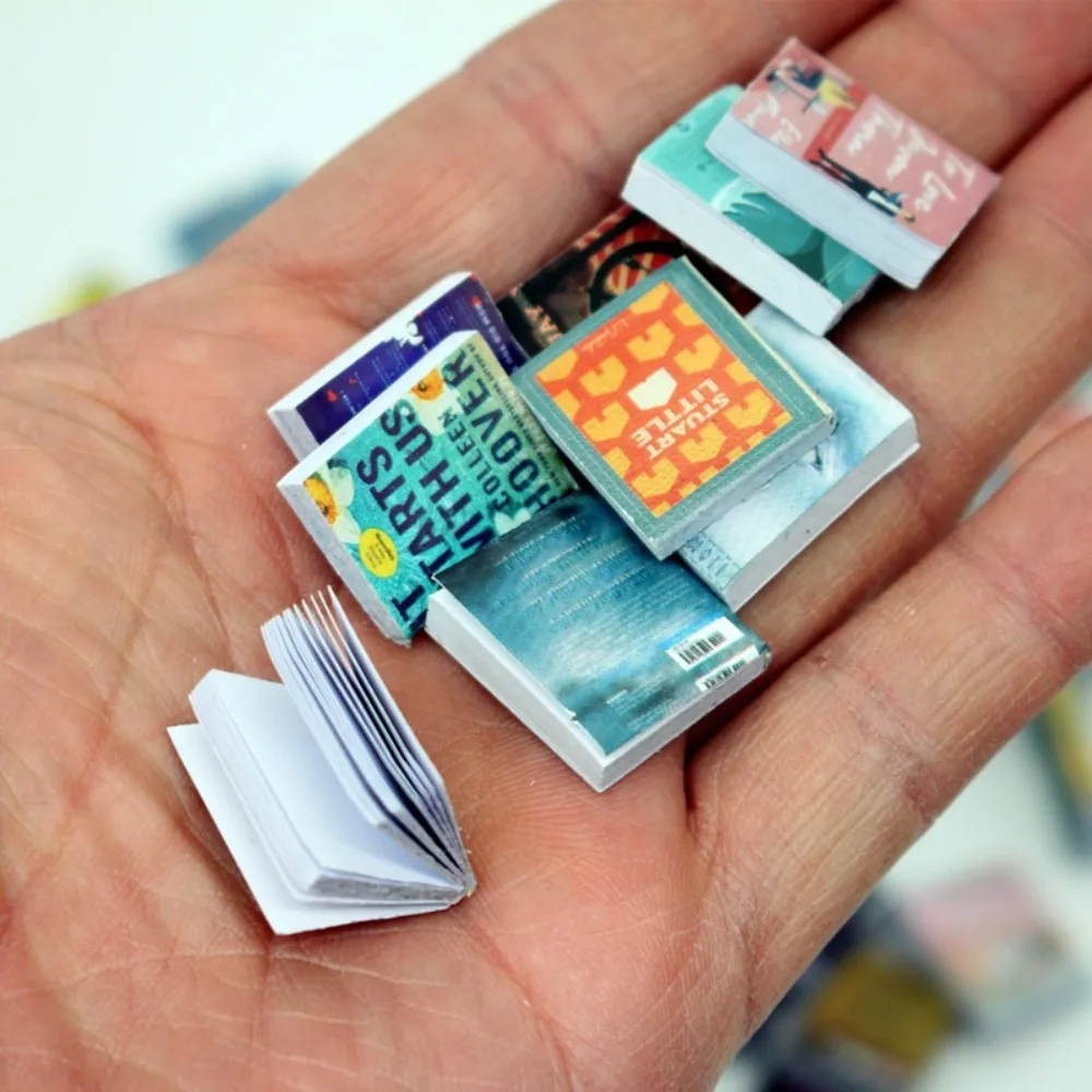 10Pcs Simulation Dollhouse Magazine Flippable Books Mini Novels Study Room Accessories Scene Model Decorative Photography Props
10Pcs Simulation Dollhouse Magazine Flippable Books Mini Novels Study Room Accessories Scene Model Decorative Photography Props