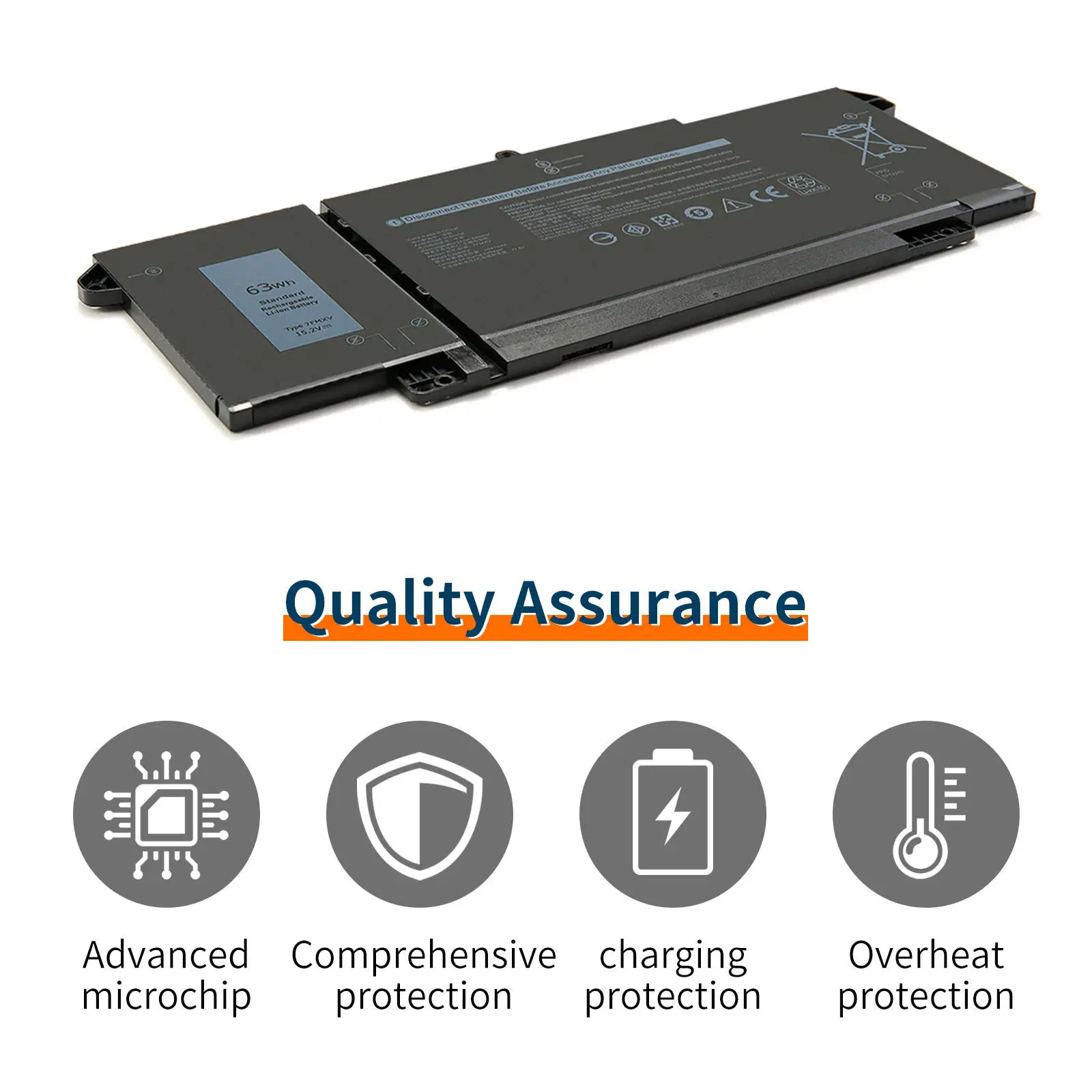 7FMXV Laptop Battery Replacement Li-ion for Dell Latitude14 7320 7420 7525 5320 9JM71 1PP63 HDGJ8 0TN2GY 04M1JN MHR4G 0727CG New
7FMXV Laptop Battery Replacement Li-ion for Dell Latitude14 7320 7420 7525 5320 9JM71 1PP63 HDGJ8 0TN2GY 04M1JN MHR4G 0727CG New