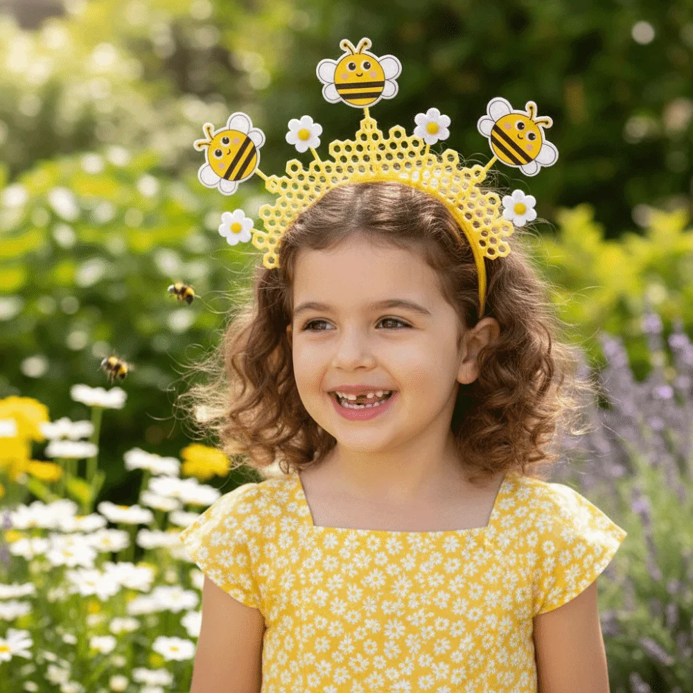 Creative Cartoon Bee Hive Headband Cute Lightweight Bee Hair Accessories Funny Plastic Easter Themed Headwear Party Props
Creative Cartoon Bee Hive Headband Cute Lightweight Bee Hair Accessories Funny Plastic Easter Themed Headwear Party Props