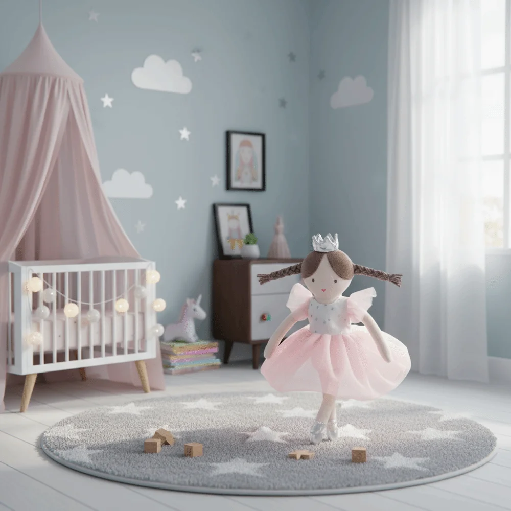Pink Color Ballet Girl Doll High Quality Princess Crown Plush Doll Soft Girl Shape Long-legged Stuffed Toy Sleeping Companion
Pink Color Ballet Girl Doll High Quality Princess Crown Plush Doll Soft Girl Shape Long-legged Stuffed Toy Sleeping Companion