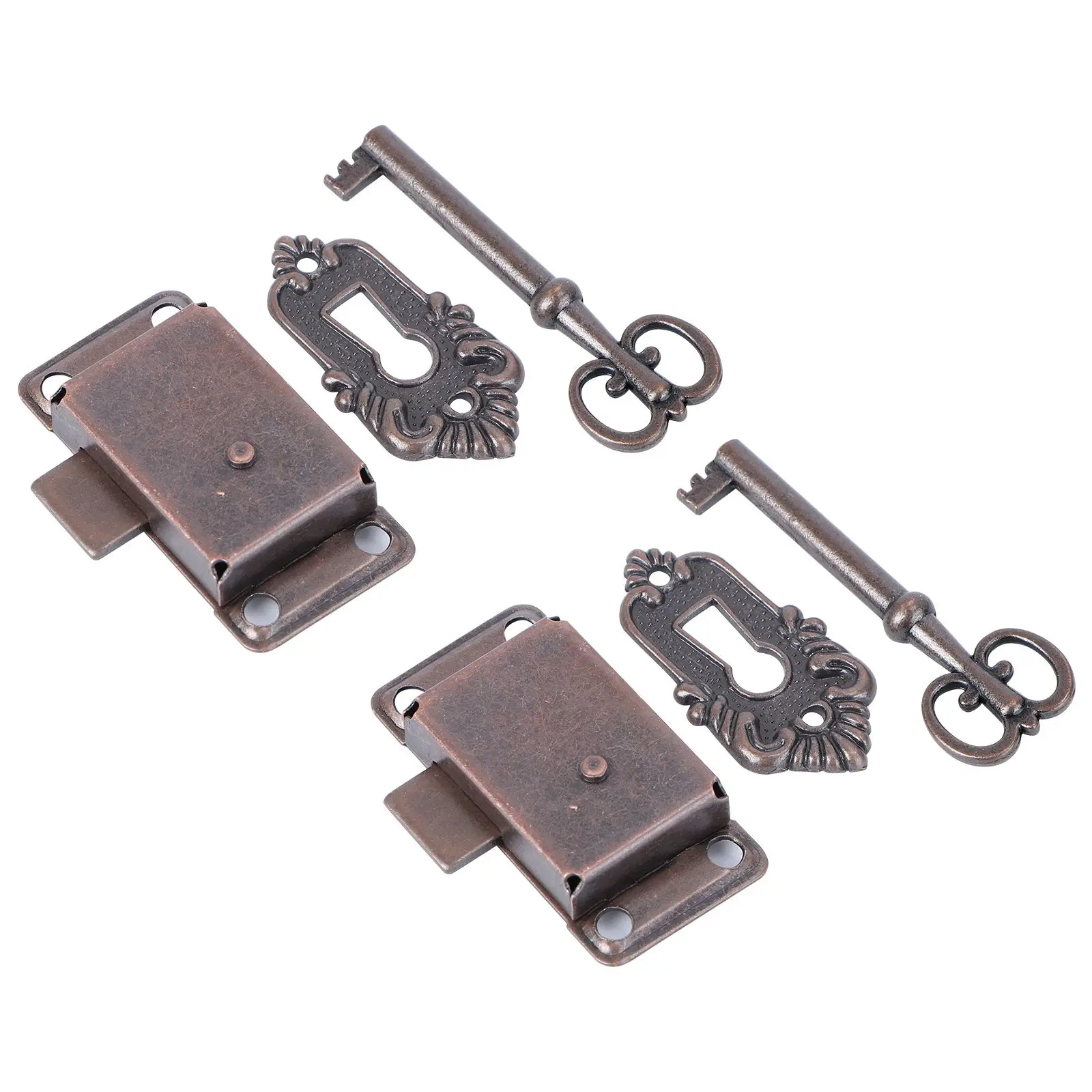 2 Pcs Vintage Jewelry Furniture Lock Hook Locks Decorative Alloy Latch Wooden Gift
2 Pcs Vintage Jewelry Furniture Lock Hook Locks Decorative Alloy Latch Wooden Gift