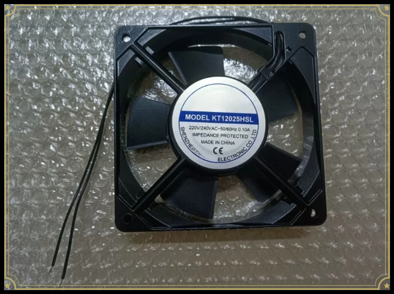 12025 12CM KT12025HSL 220V 0.10A Cabinet Cooling Fan For XKETAI Industrial Chassis
12025 12CM KT12025HSL 220V 0.10A Cabinet Cooling Fan For XKETAI Industrial Chassis