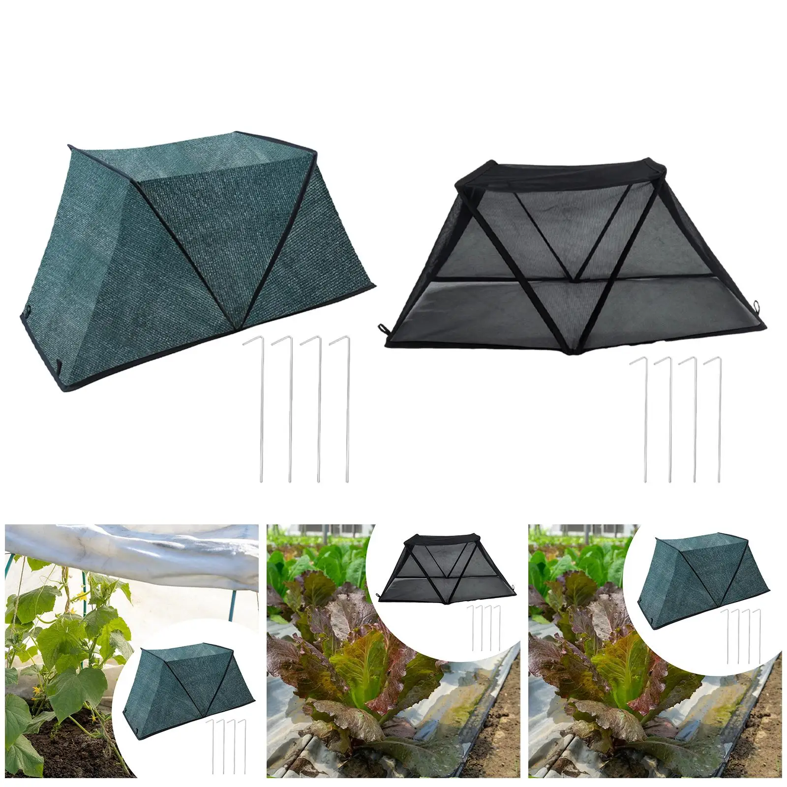 Garden Plant Shade Tent Netting Reusable Easy Setup Folding Plant Cover with Stakes for Yard, Farm, Balcony, Outside
Garden Plant Shade Tent Netting Reusable Easy Setup Folding Plant Cover with Stakes for Yard, Farm, Balcony, Outside