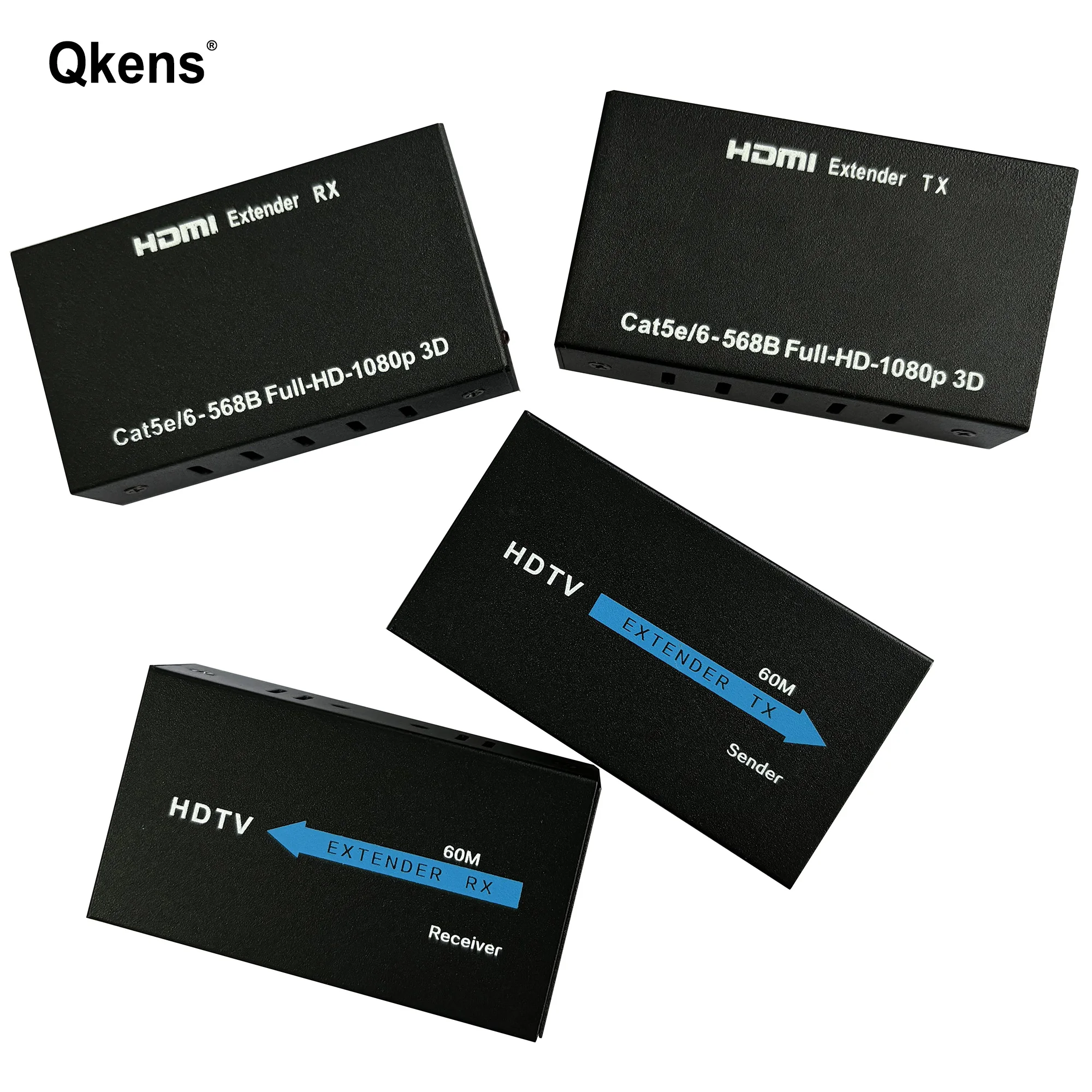1080P 60m HDMI Extender Over Rj45 Cat5e Cat6 Cable HDMI Ethernet Extender Audio Video Converter for DVD Laptop PC To TV Monitor
1080P 60m HDMI Extender Over Rj45 Cat5e Cat6 Cable HDMI Ethernet Extender Audio Video Converter for DVD Laptop PC To TV Monitor