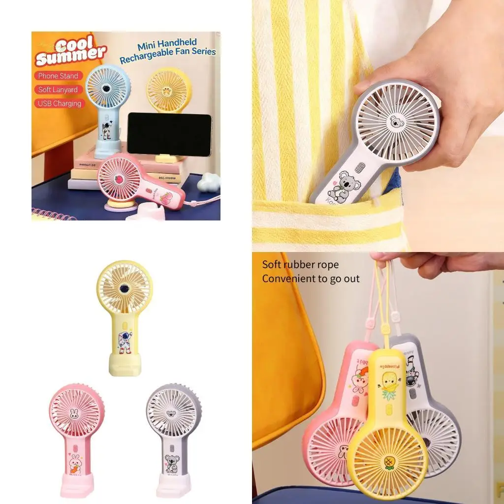 J6PE Portable 3 Speed Rechargeable Handheld Fan Desktop Stand Home Office Use
J6PE Portable 3 Speed Rechargeable Handheld Fan Desktop Stand Home Office Use