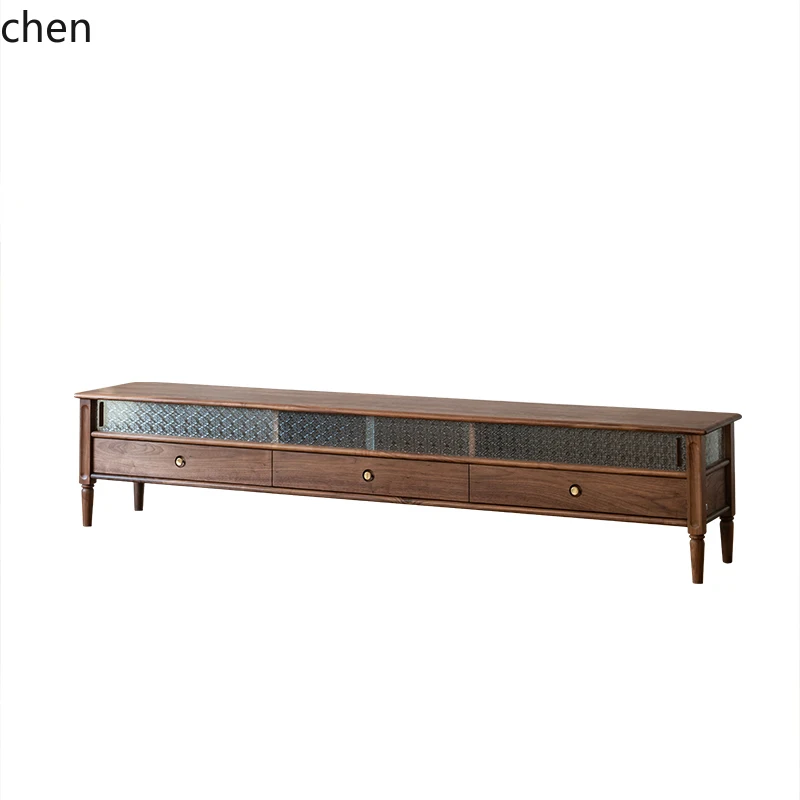 HTT TV cabinet solid wood medieval style small apartment living room home video side cabinet living room decoration
HTT TV cabinet solid wood medieval style small apartment living room home video side cabinet living room decoration