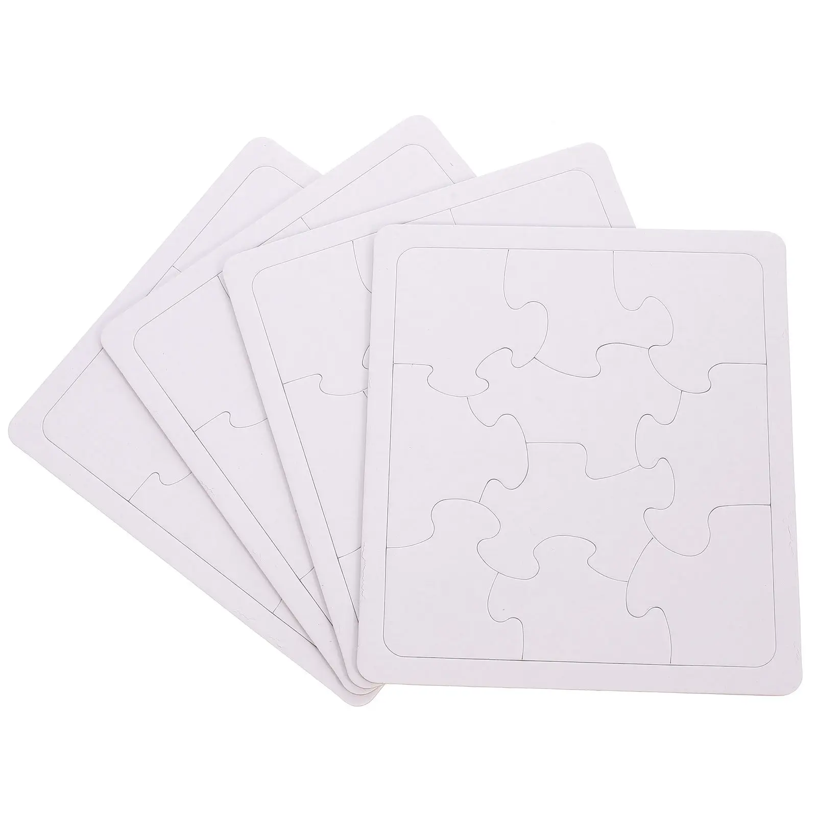 4 Sheets Blank Puzzle Pieces DIY Drawing Craft Supplies Graffiti Puzzle Blanks for Kids Hand Eye Coordination Fun
4 Sheets Blank Puzzle Pieces DIY Drawing Craft Supplies Graffiti Puzzle Blanks for Kids Hand Eye Coordination Fun
