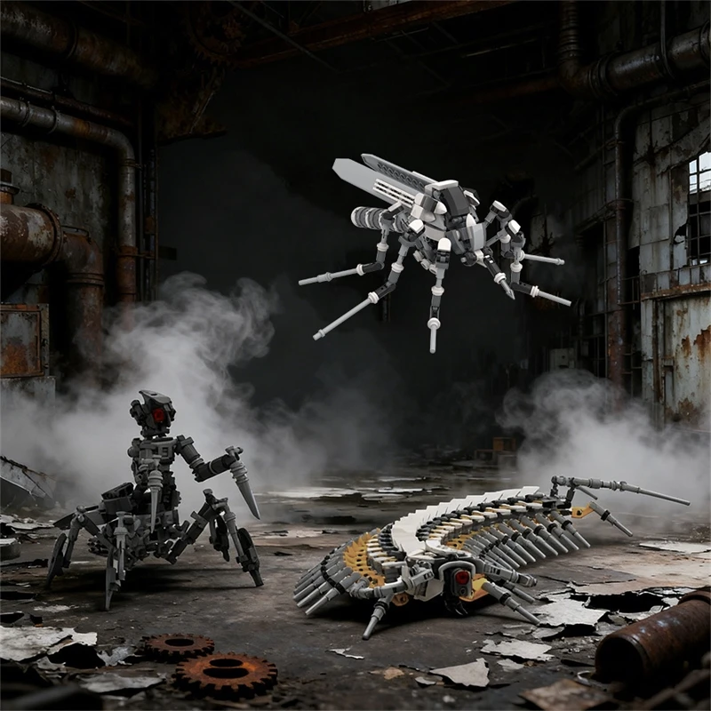 MOC Mechanical Insect Building Centipede Mantis Compatible With Standard Small Bricks Factory Direct Kit For Kids Desk Decor
MOC Mechanical Insect Building Centipede Mantis Compatible With Standard Small Bricks Factory Direct Kit For Kids Desk Decor