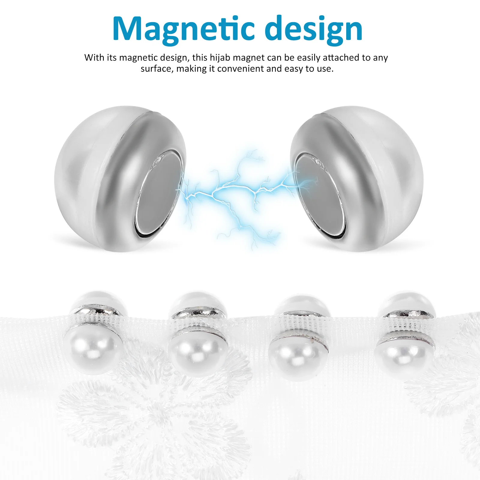 10 Pairs Pearl Magnetic Veil Clips Hijab Scarf Pins Wedding Dress Weights Metal Closure Fastener Snap Buttons For Clothes 
10 Pairs Pearl Magnetic Veil Clips Hijab Scarf Pins Wedding Dress Weights Metal Closure Fastener Snap Buttons For Clothes