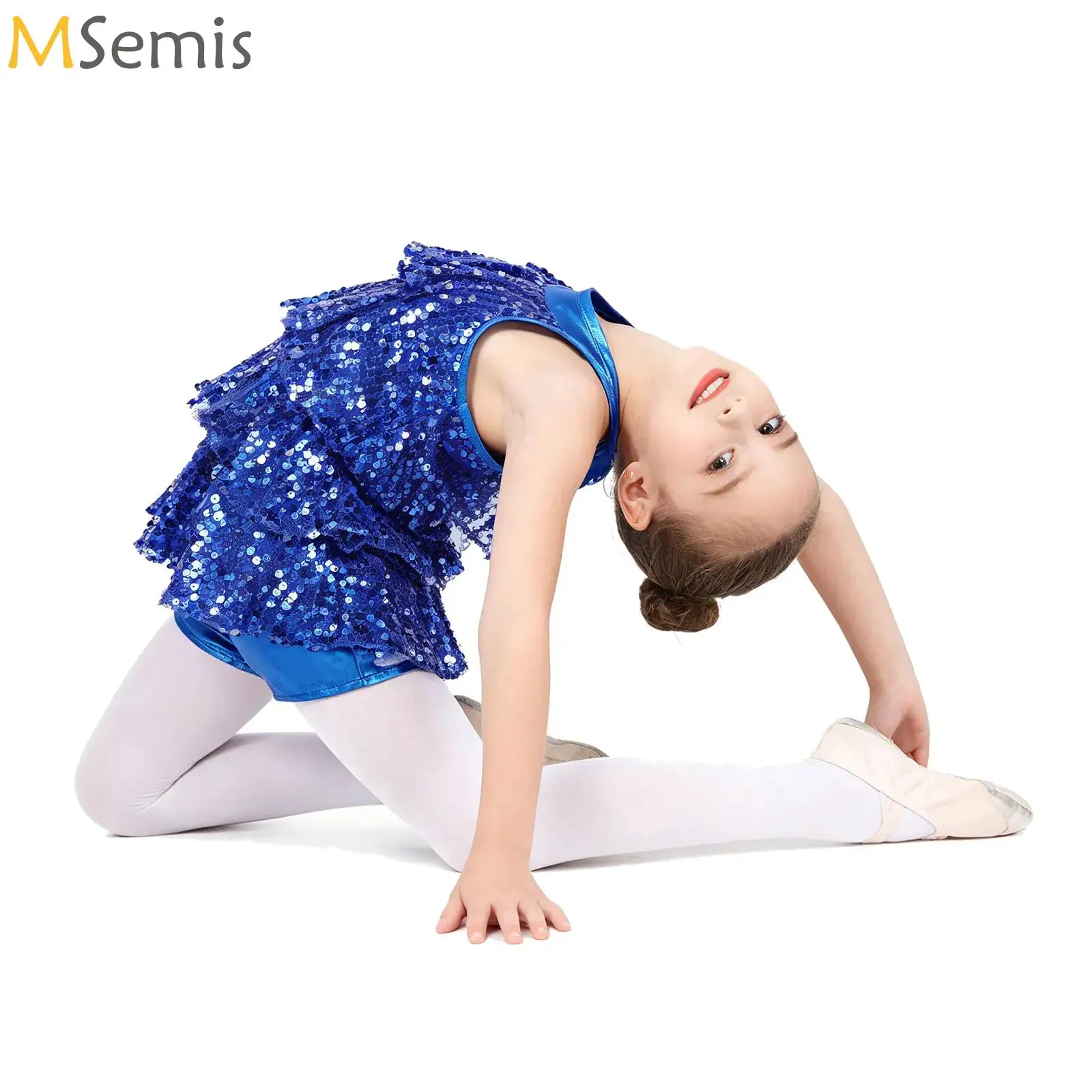 Girls Sequin Jazz Latin Ballet Dance Leotard Jumpsuit Dress Kids Halter Gymnastics Shorty Unitard Tutu Stage Performance Costume
Girls Sequin Jazz Latin Ballet Dance Leotard Jumpsuit Dress Kids Halter Gymnastics Shorty Unitard Tutu Stage Performance Costume