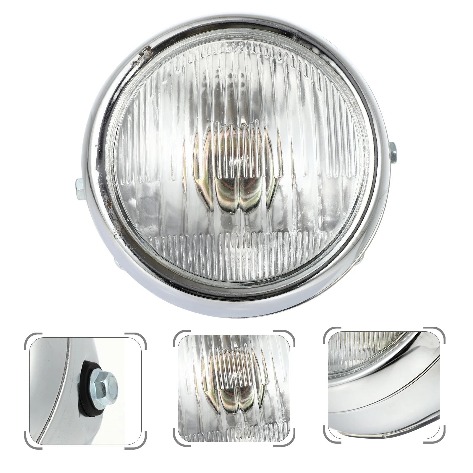 Retro Headlights 1 Pair Compact Stylish Motorcycle LED Driving Lamp Waterproof Glass Cover Bright Beam Durability
Retro Headlights 1 Pair Compact Stylish Motorcycle LED Driving Lamp Waterproof Glass Cover Bright Beam Durability