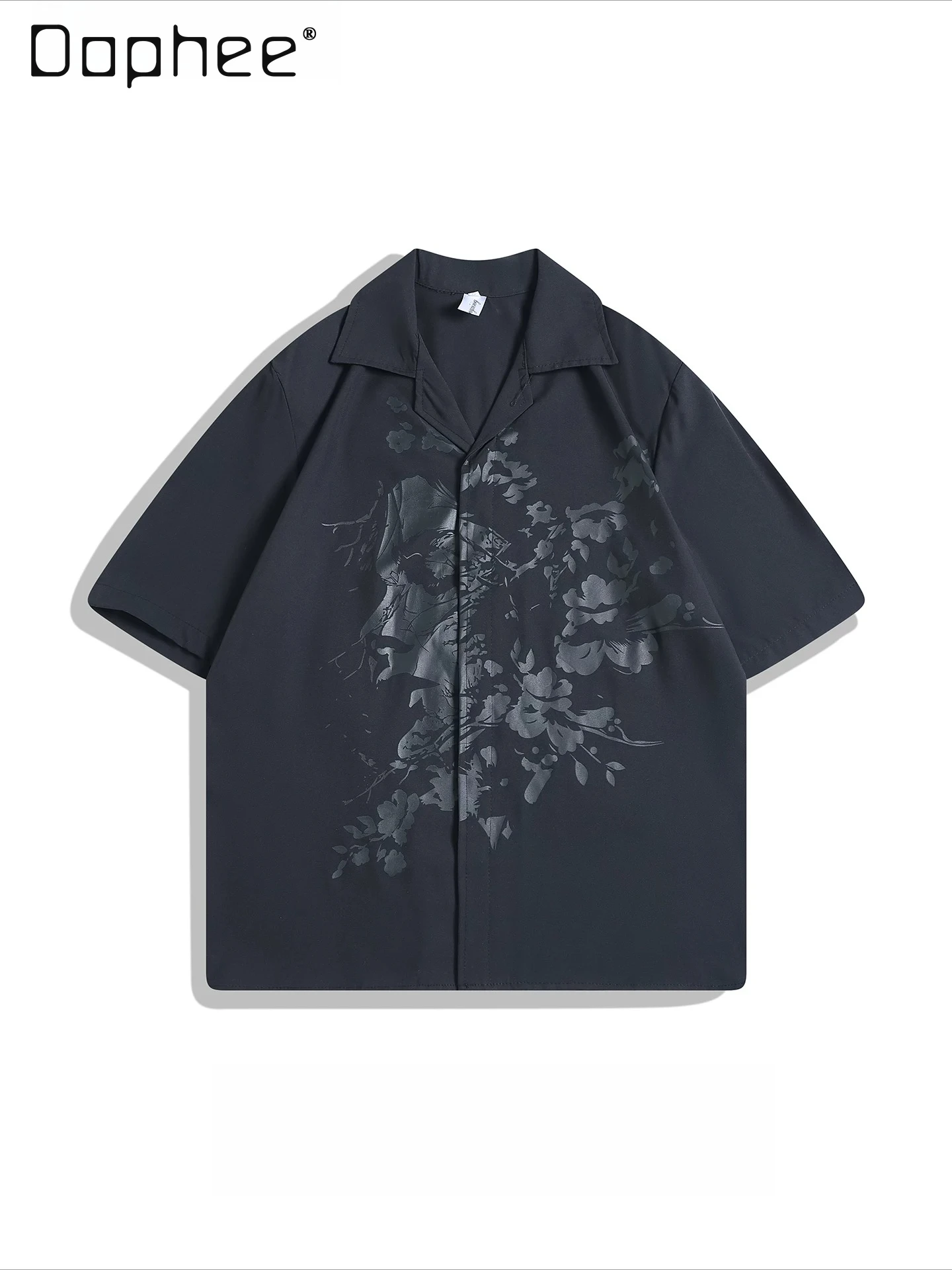 2026 Summer New Men's American Retro Style Loose Casual Floral Print Black Lapel Short Sleeve Shirt Streetwear Tops
2026 Summer New Men's American Retro Style Loose Casual Floral Print Black Lapel Short Sleeve Shirt Streetwear Tops