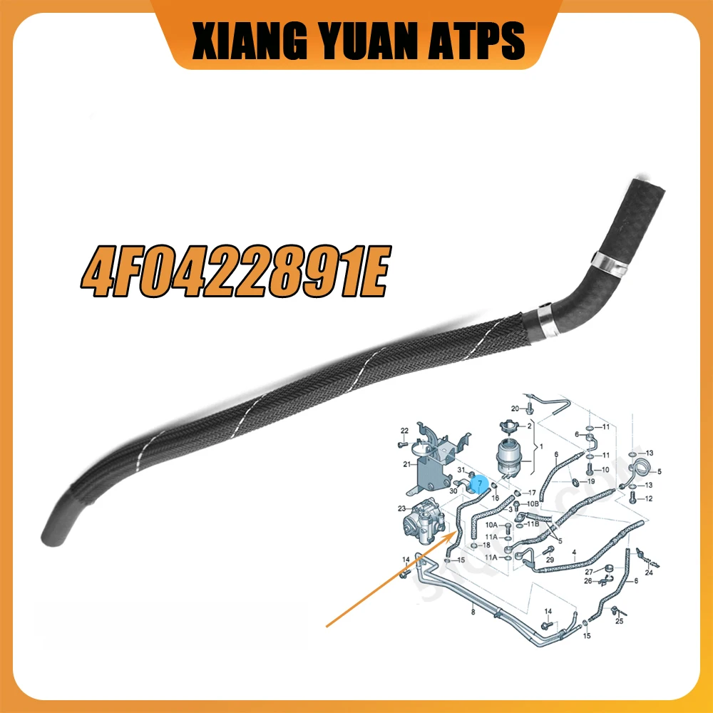 4F0422891E Power Steering Return Oil Hose to Oil Container A6/S6 2.0 2.4 2.8 3.0 3.2 2005-2012
4F0422891E Power Steering Return Oil Hose to Oil Container A6/S6 2.0 2.4 2.8 3.0 3.2 2005-2012