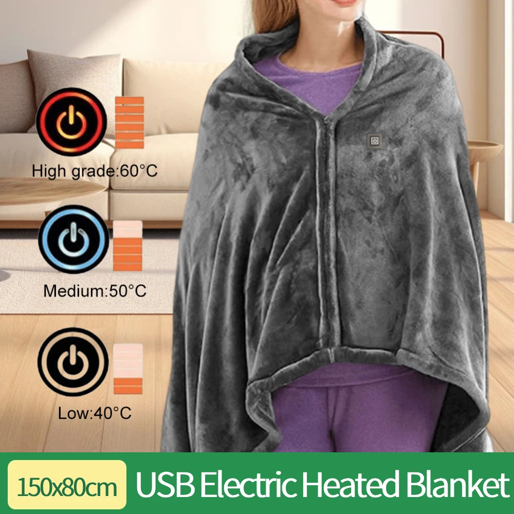 USB-шаль с подогревом, электрическое одеяло с 3 уровнями нагрева, носимое одеяло-пончо с подогревом, одеяло с подогревом для кемпинга и походов
USB-шаль с подогревом, электрическое одеяло с 3 уровнями нагрева, носимое одеяло-пончо с подогревом, одеяло с подогревом для кемпинга и походов