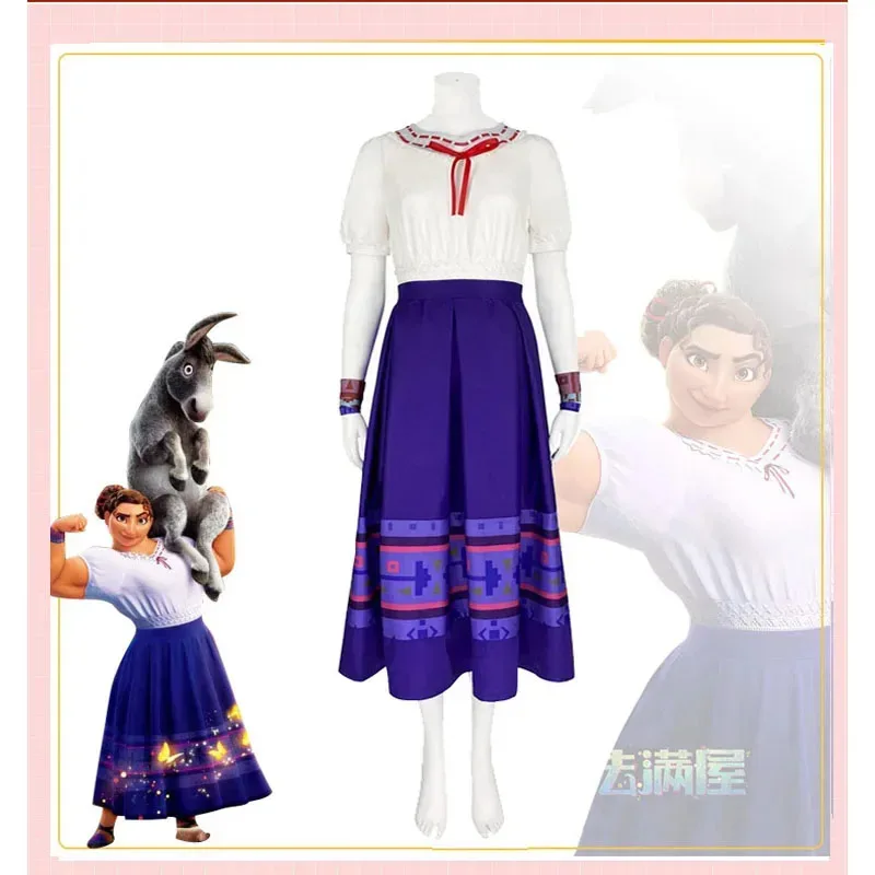 Новое очаровательное платье Mirabel Encanto для взрослых, костюмы принцессы на день рождения, Luisa Madrigal, женская одежда для косплея на Хэллоуин
Новое очаровательное платье Mirabel Encanto для взрослых, костюмы принцессы на день рождения, Luisa Madrigal, женская одежда для косплея на Хэллоуин