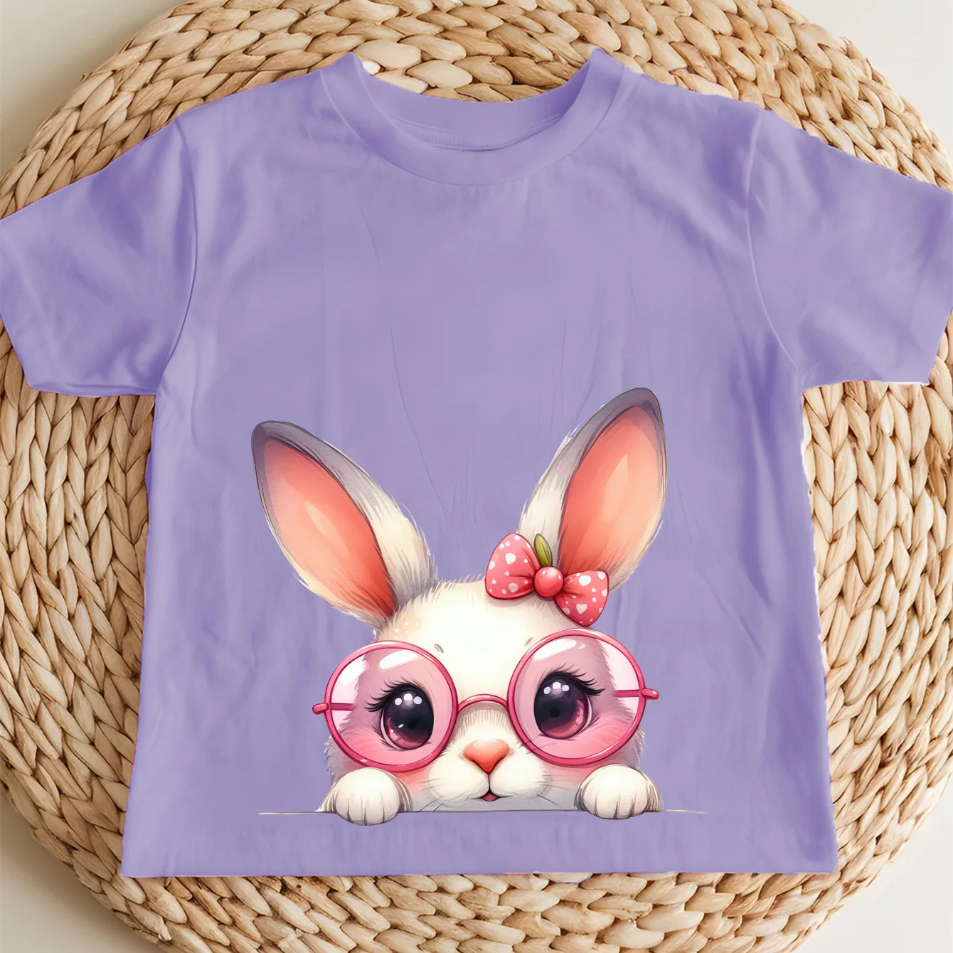 Детская удобная футболка из чистого хлопка с принтом Egg Rabbit Happy Easter для девочек, с круглым вырезом, с короткими рукавами, для активного отдыха
Детская удобная футболка из чистого хлопка с принтом Egg Rabbit Happy Easter для девочек, с круглым вырезом, с короткими рукавами, для активного отдыха