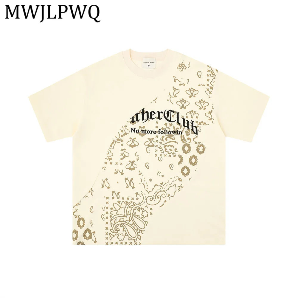 MWJLPWQ Summer Gothic Letter Short Sleeve T-Shirt For Men Irregular Pattern Print Design Niche Tops Loose Fit Casual Tee 15244
MWJLPWQ Summer Gothic Letter Short Sleeve T-Shirt For Men Irregular Pattern Print Design Niche Tops Loose Fit Casual Tee 15244