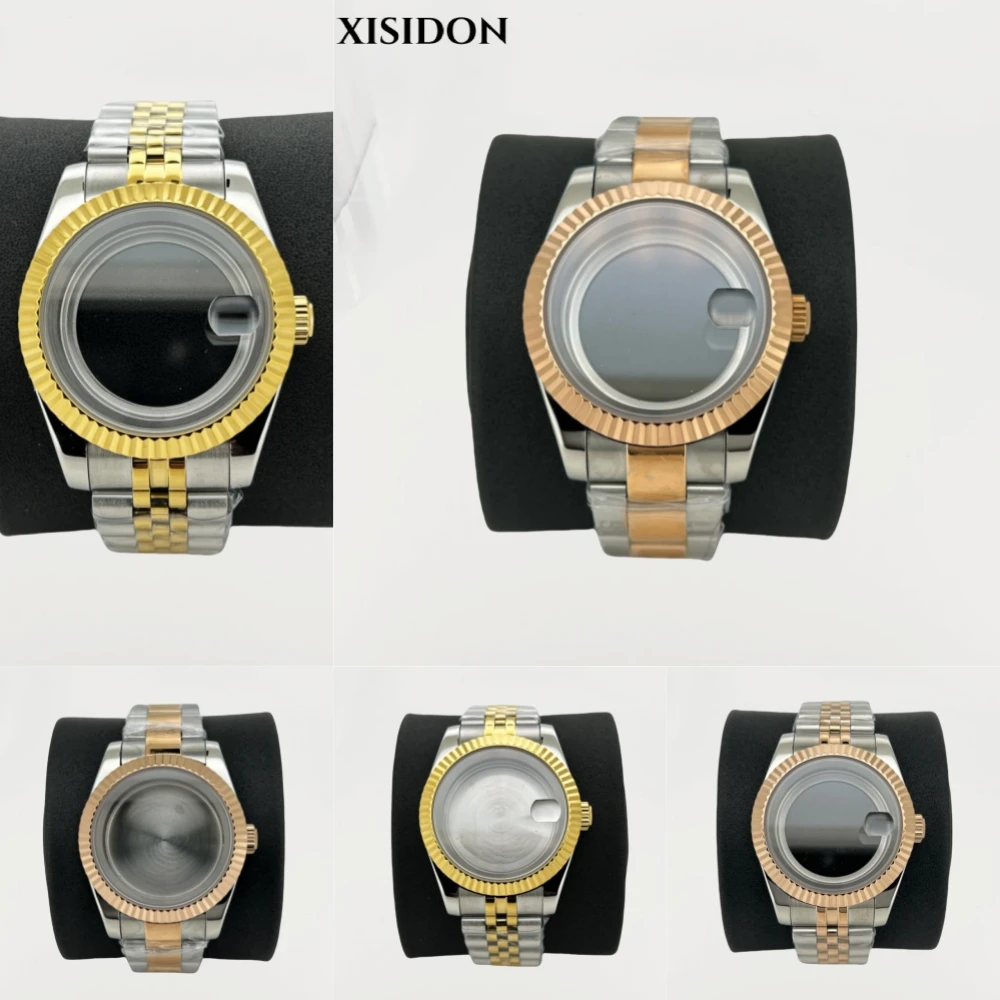 36mm/39mm NH70 Watch Case Silver Gold For Datejust Watch Accessories 316L Steel Fit NH35 NH36 Movement 28.5mm Dial Jubilee Band
36mm/39mm NH70 Watch Case Silver Gold For Datejust Watch Accessories 316L Steel Fit NH35 NH36 Movement 28.5mm Dial Jubilee Band