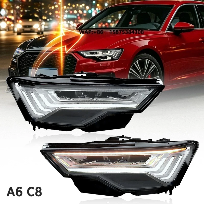 High Quality Headlight Assembly for A6 C8 2019-2023 Modified Headlight Car Accessories Auto Headlamp
High Quality Headlight Assembly for A6 C8 2019-2023 Modified Headlight Car Accessories Auto Headlamp