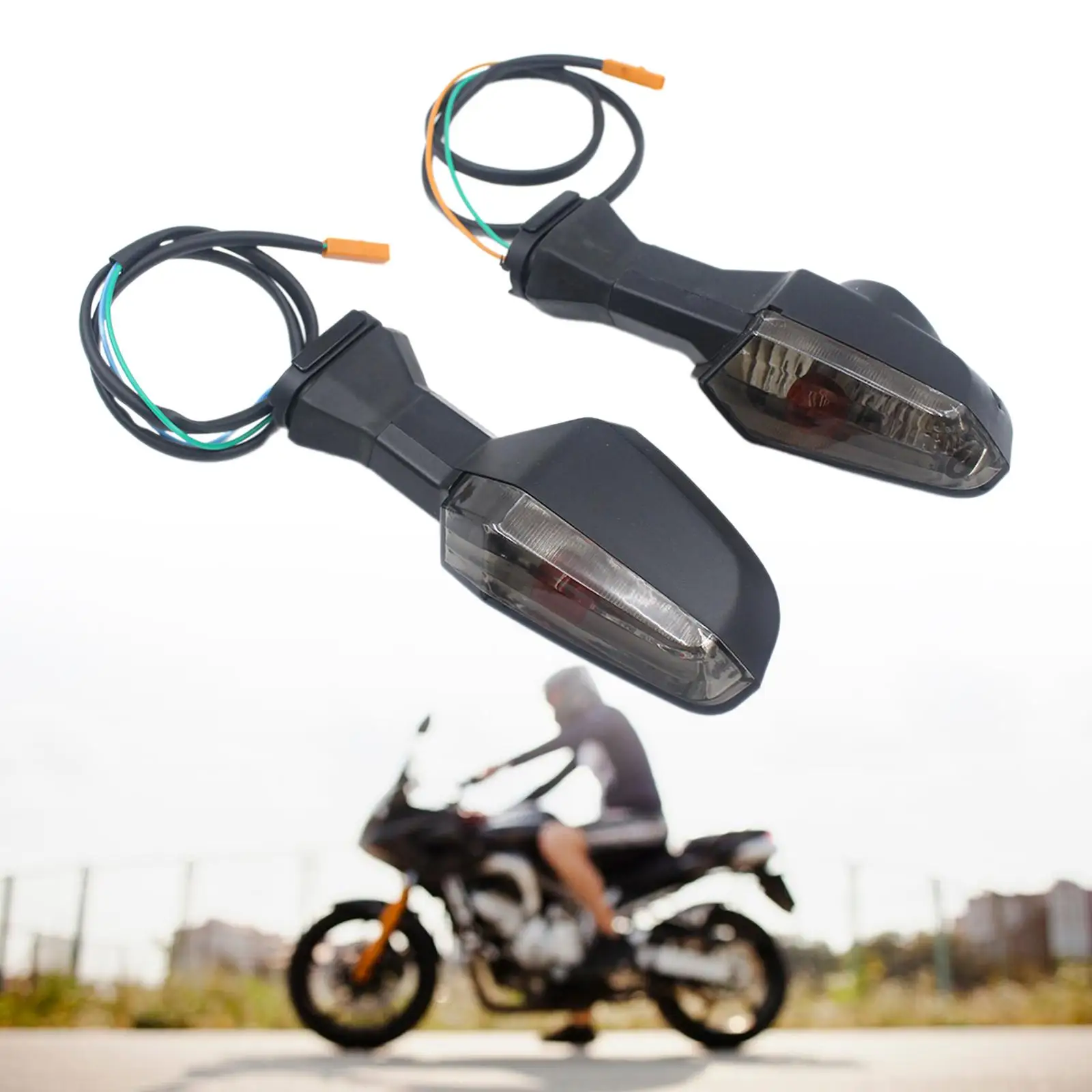 Side Turn Signal Light LED Motorcycle Indicator Lamp Black Plastic Assembly for Motorcycle Safety Upgrade
Side Turn Signal Light LED Motorcycle Indicator Lamp Black Plastic Assembly for Motorcycle Safety Upgrade