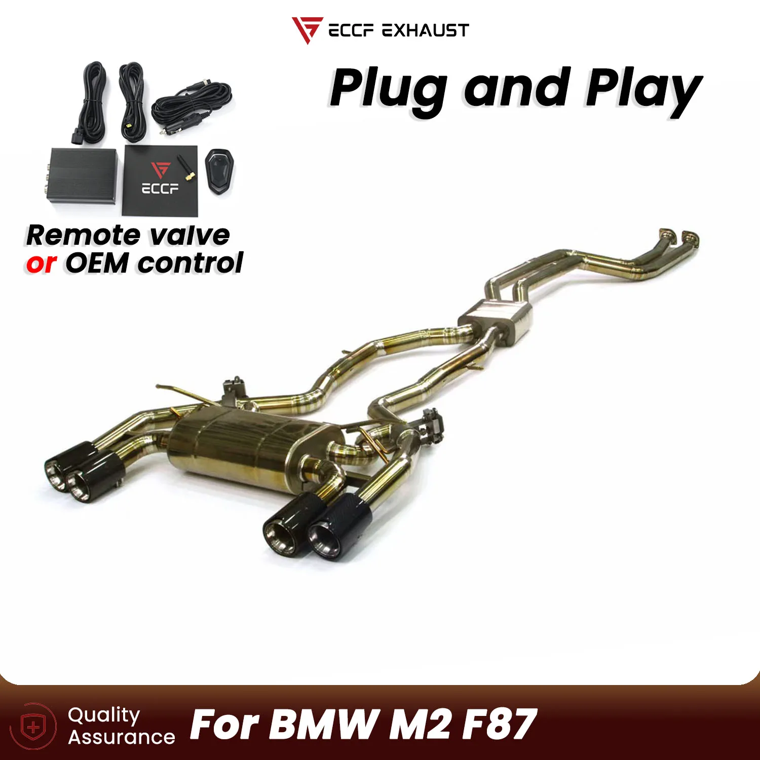 Sporty Titanium Exhaust System For BMW M2 F87 Plug and Play Performance Upgrade Easy Installation
Sporty Titanium Exhaust System For BMW M2 F87 Plug and Play Performance Upgrade Easy Installation