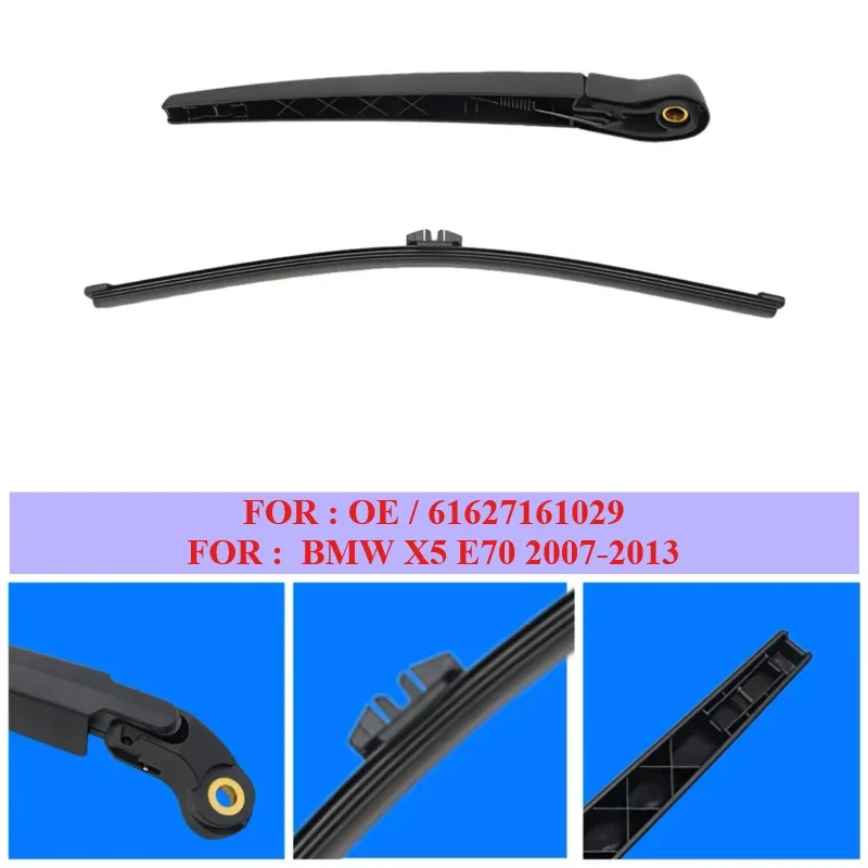 High Quality Rear Windshield Windscreen Washer Wiper Arm Blade Kit For BMW X5 E70 2007-2013 Car Replacement Parts 61627161029
High Quality Rear Windshield Windscreen Washer Wiper Arm Blade Kit For BMW X5 E70 2007-2013 Car Replacement Parts 61627161029
