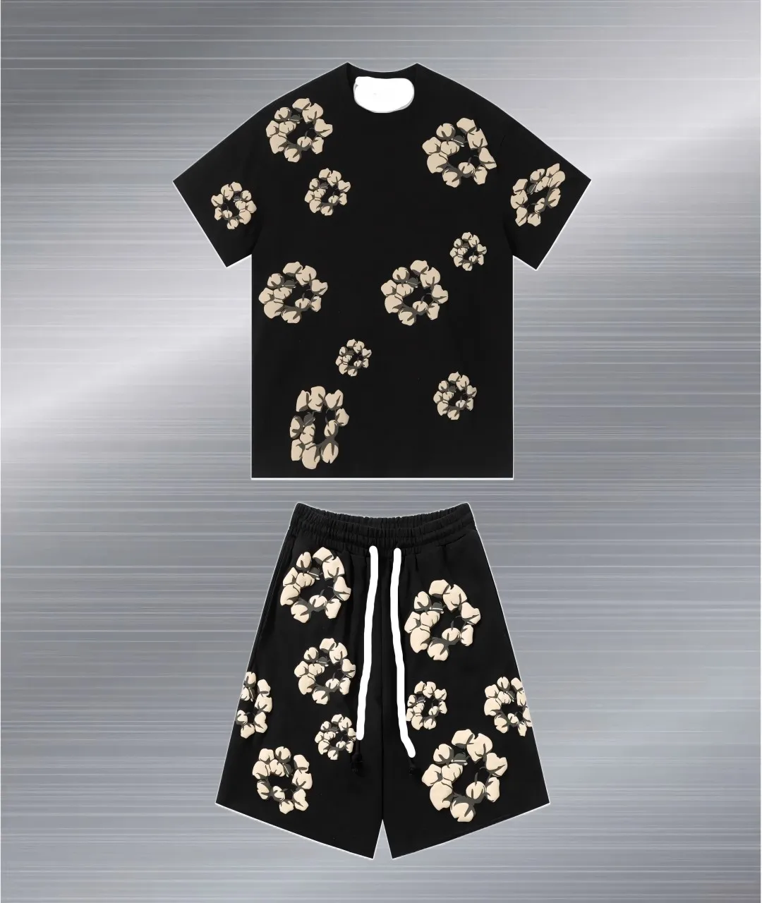 2025 Summer Casual Harajuku 3D printed flower Outdoor Casual Fashion and Comfortable Men's Set
2025 Summer Casual Harajuku 3D printed flower Outdoor Casual Fashion and Comfortable Men's Set
