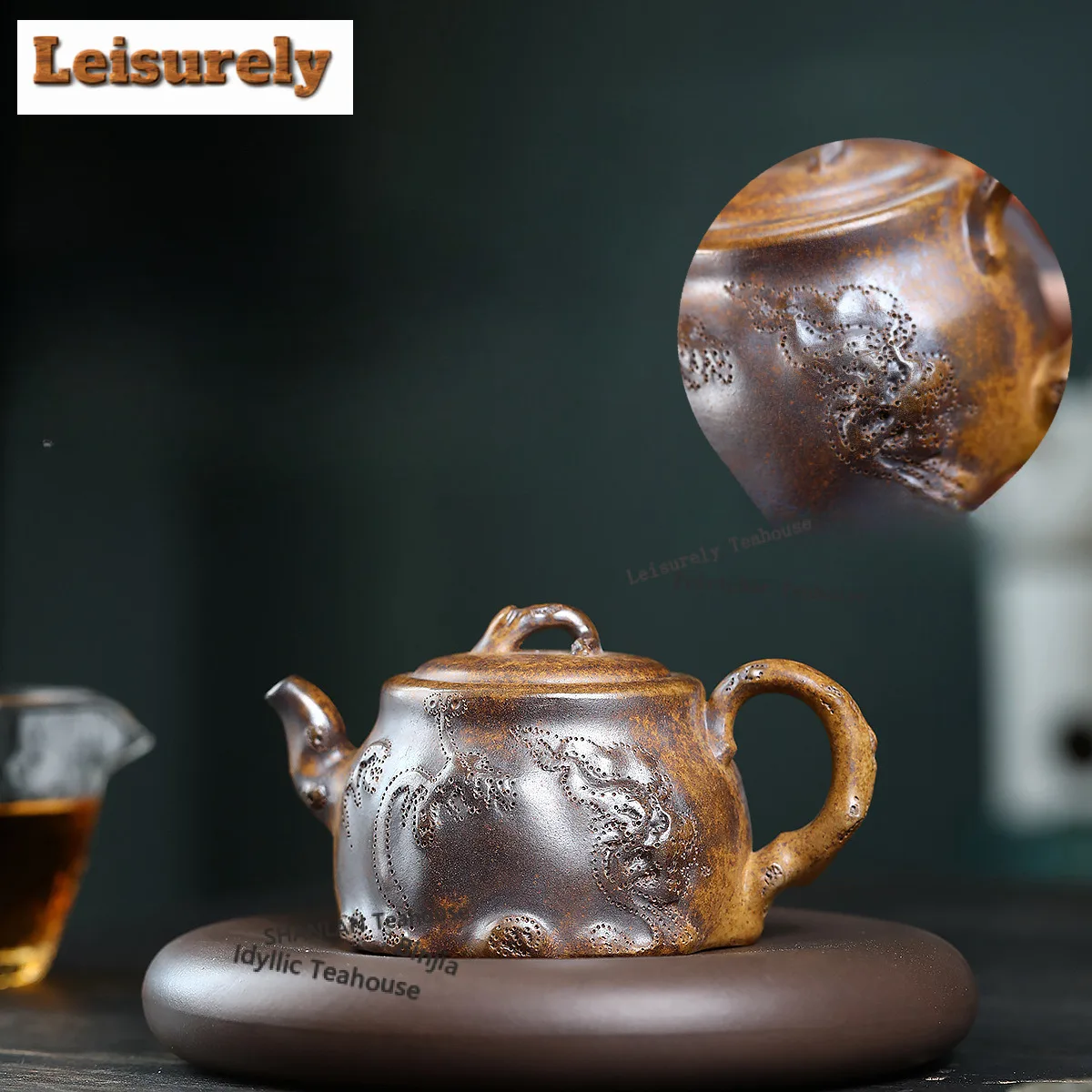 290ml Yixing Purple Clay Teapots Handmade Tree Stumps Pot Raw Ore Wood-fired Porcelain Mud Tea Infuser Kettle With Filter Zisha
290ml Yixing Purple Clay Teapots Handmade Tree Stumps Pot Raw Ore Wood-fired Porcelain Mud Tea Infuser Kettle With Filter Zisha