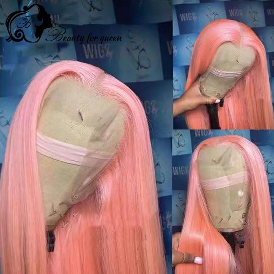 Brazilian Colored Human Hair Wig Transparent HD Lace Frontal Wigs Cosplay Pink Long Straight For Women Wear And Go Pre Plucked
Brazilian Colored Human Hair Wig Transparent HD Lace Frontal Wigs Cosplay Pink Long Straight For Women Wear And Go Pre Plucked