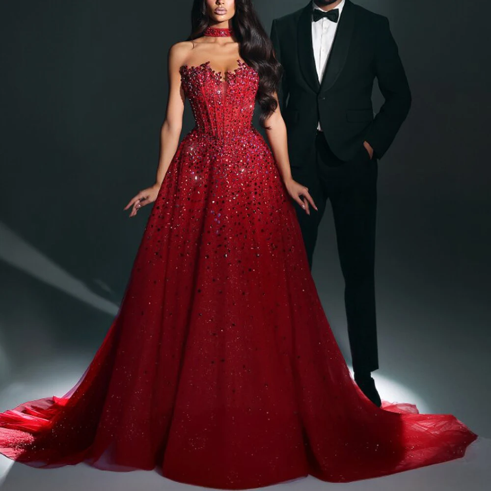 Customized Gorgeous Crystal Evening Dresses with Wrap Sweetheart A Line Tulle Dress Beaded Corset Long Formal Dress with Cape
Customized Gorgeous Crystal Evening Dresses with Wrap Sweetheart A Line Tulle Dress Beaded Corset Long Formal Dress with Cape