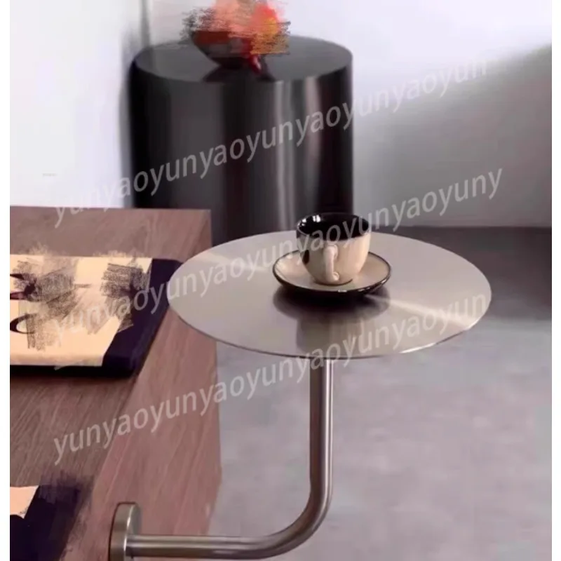 Modern Simple Milk Tea Shop Wall-mounted Stainless Steel Small Round Table, Wall-mounted Table Card Holder
Modern Simple Milk Tea Shop Wall-mounted Stainless Steel Small Round Table, Wall-mounted Table Card Holder