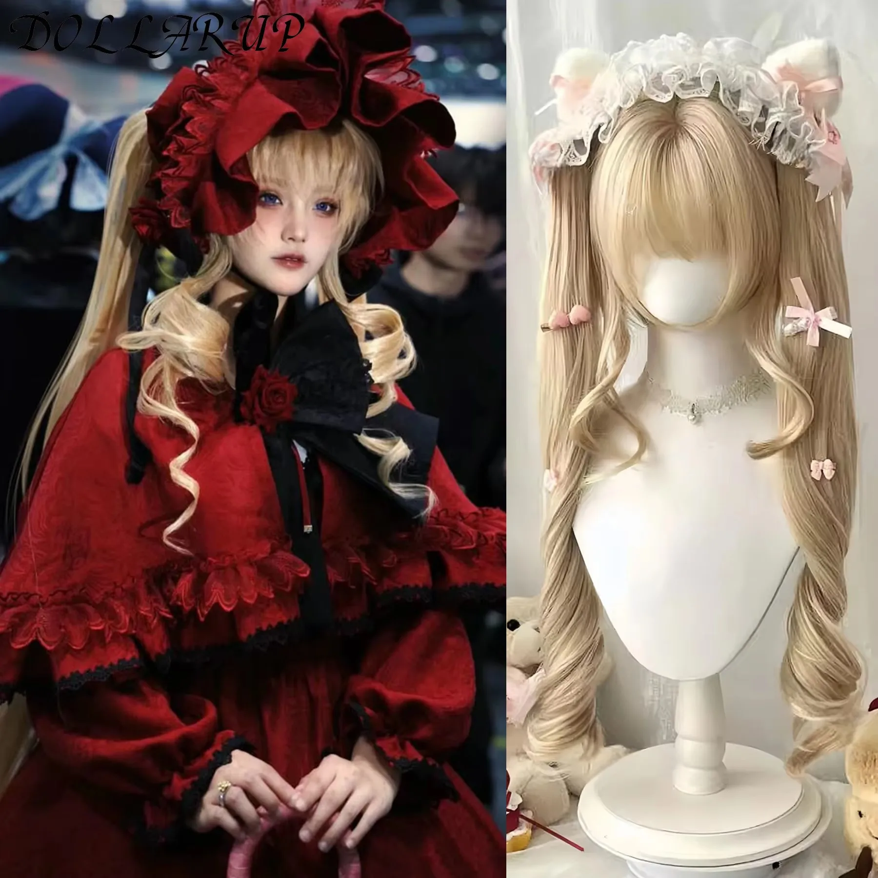 JKL Синтетический светло-золотой парик с длинным хвостиком Короткий прямой парик Лолита Косплей Вечеринка Harajuku Блондинка Парик с челкой для женщин 
JKL Синтетический светло-золотой парик с длинным хвостиком Короткий прямой парик Лолита Косплей Вечеринка Harajuku Блондинка Парик с челкой для женщин