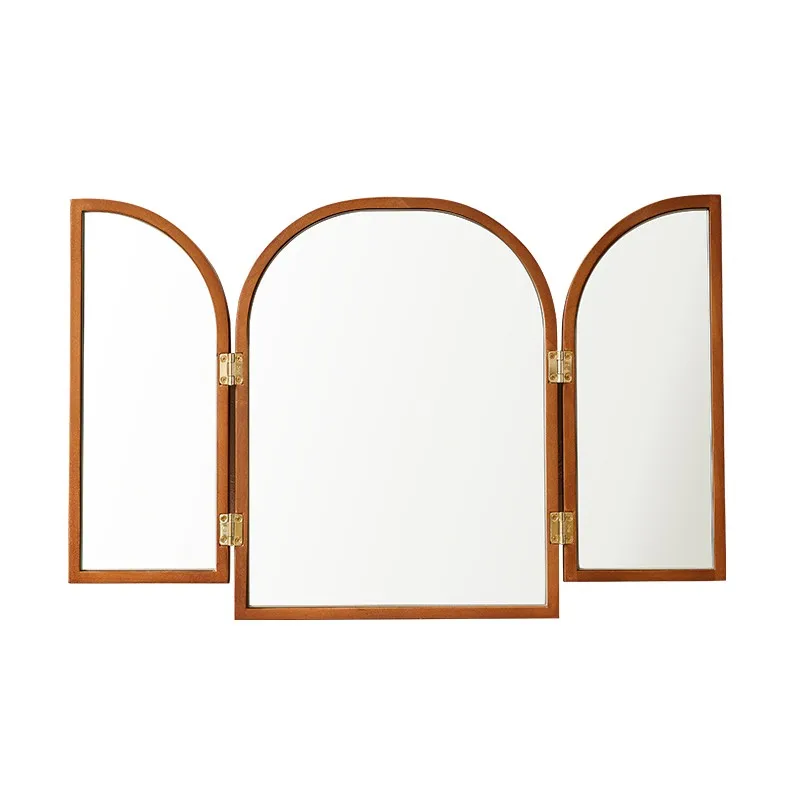Solid wood vanity mirror Nordic retro style small foldable desktop vanity mirror makeup desktop vanity
Solid wood vanity mirror Nordic retro style small foldable desktop vanity mirror makeup desktop vanity