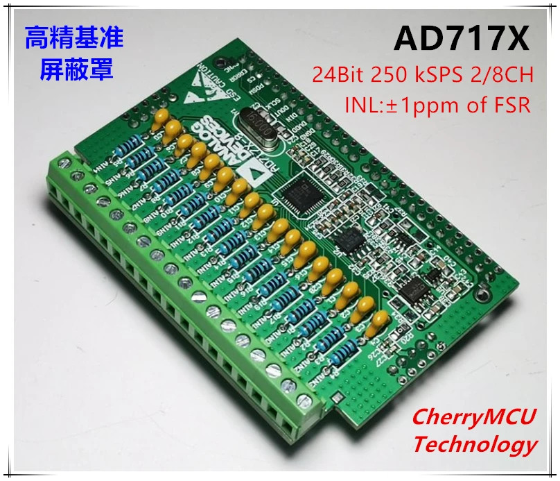 AD7175 AD7172 AD7176 ADC модуль 24 бит ADC RTD PT100 Высокая точность взвешивания
AD7175 AD7172 AD7176 ADC модуль 24 бит ADC RTD PT100 Высокая точность взвешивания