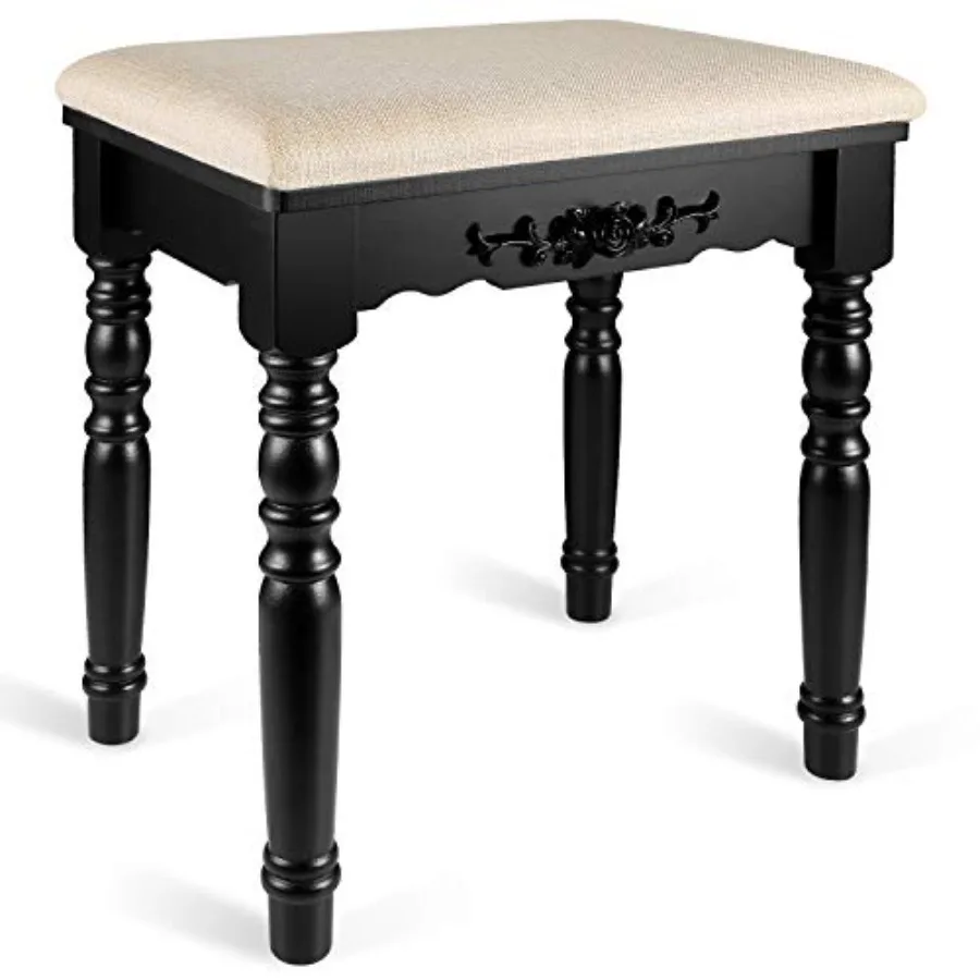 Oak Wood Vanity Stool Modern Makeup Dressing Stool with Concave Seat Surface Capacity 300lb Easy Assembly
Oak Wood Vanity Stool Modern Makeup Dressing Stool with Concave Seat Surface Capacity 300lb Easy Assembly