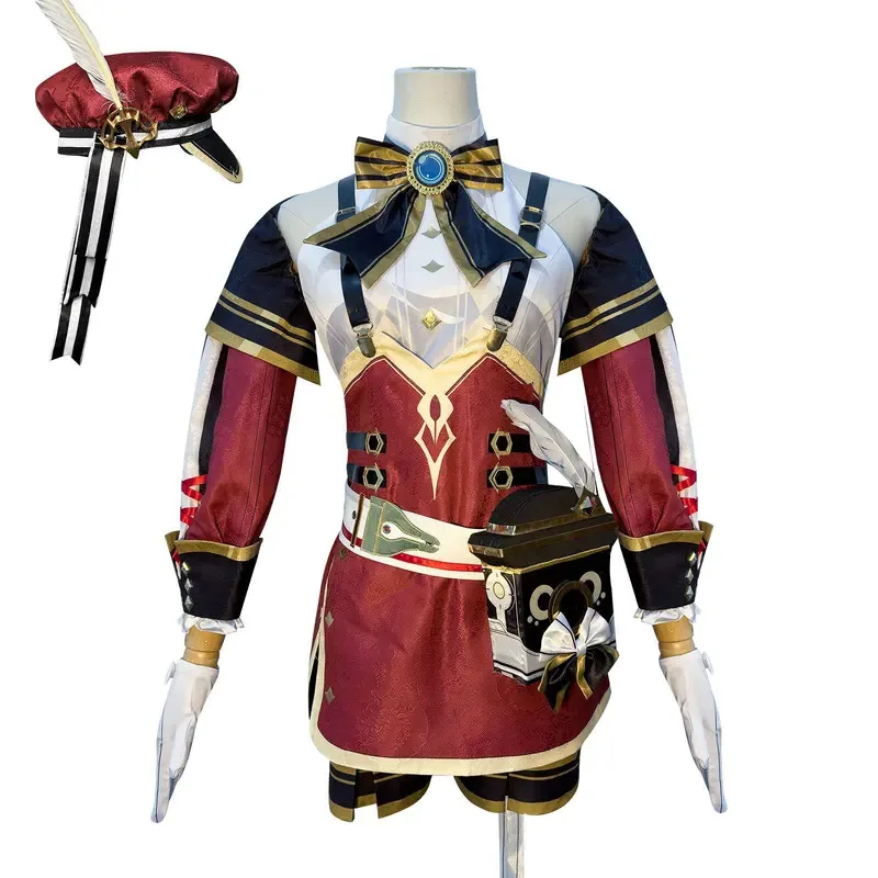 Metagod costume Charlotte Fontaine Steam bird cosplay female Fontaine reporter game anime female full dress
Metagod costume Charlotte Fontaine Steam bird cosplay female Fontaine reporter game anime female full dress
