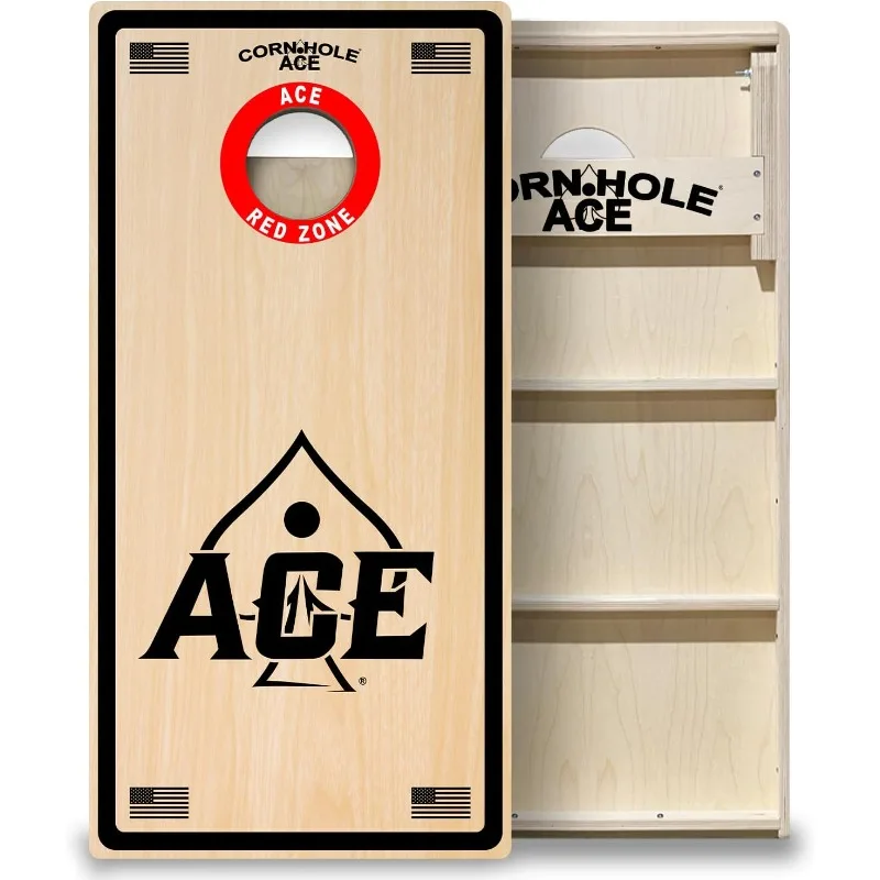 CornholeAce ACE PRO Professional Cornhole Boards - No Bounce! Triple Wide Legs, 3/4" Baltic Birch Plywood, Handles
CornholeAce ACE PRO Professional Cornhole Boards - No Bounce! Triple Wide Legs, 3/4" Baltic Birch Plywood, Handles
