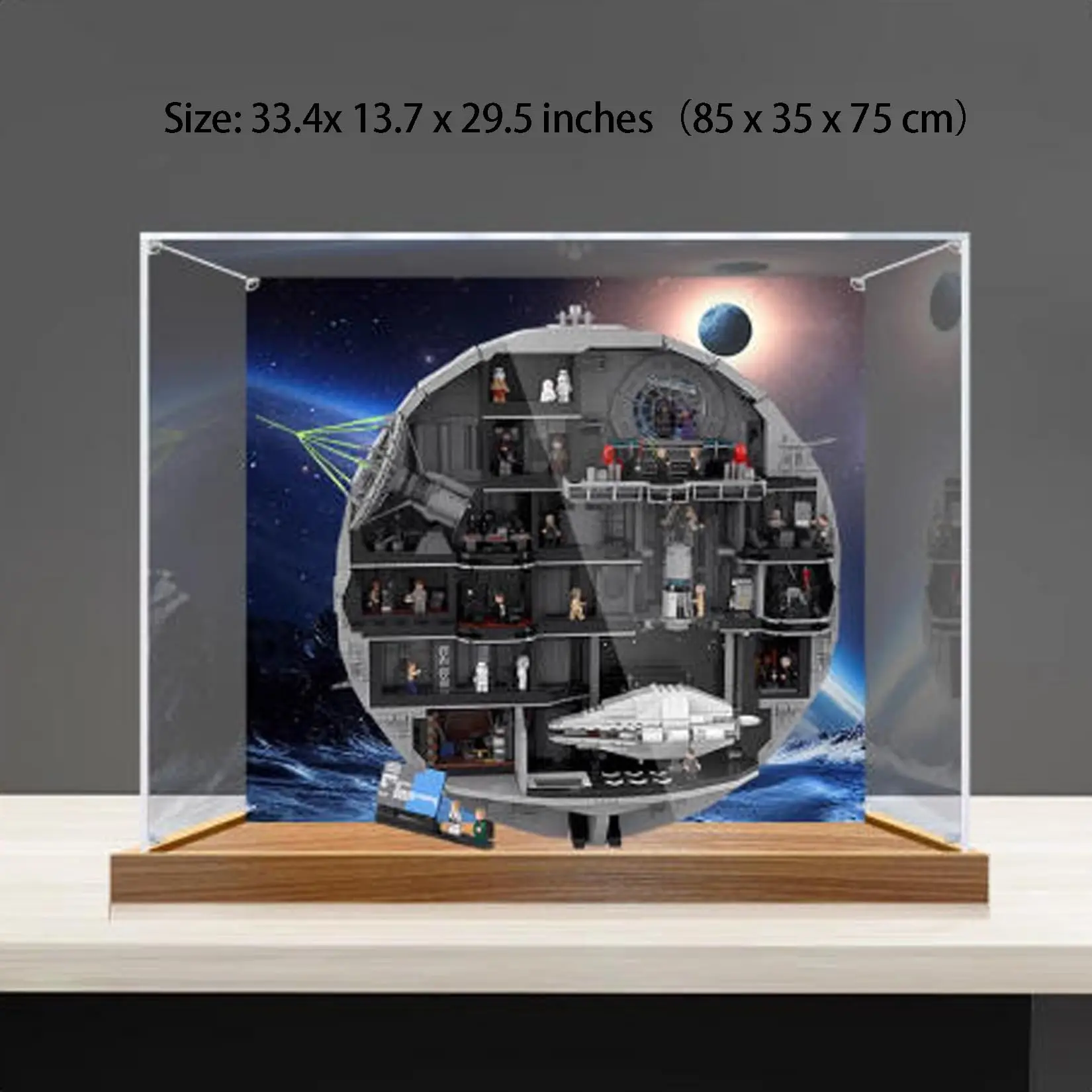 Acrylic 3mm Display Box for Lego 75419 Death Star Trooper Pack Model, Transparent Dustproof Display Box (Model Not Included)
Acrylic 3mm Display Box for Lego 75419 Death Star Trooper Pack Model, Transparent Dustproof Display Box (Model Not Included)
