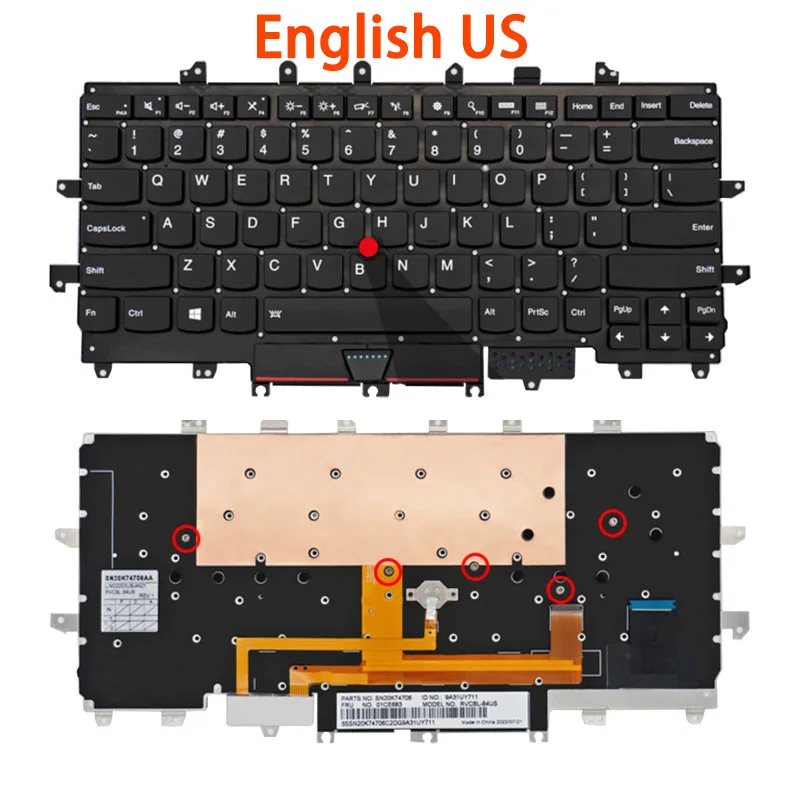 Клавиатура для Lenovo ThinkPad X1 Carbon 4-го поколения, английский, США 00PA698, Великобритания, 00PA727 SN20K74775 с подсветкой, черная, новая
Клавиатура для Lenovo ThinkPad X1 Carbon 4-го поколения, английский, США 00PA698, Великобритания, 00PA727 SN20K74775 с подсветкой, черная, новая