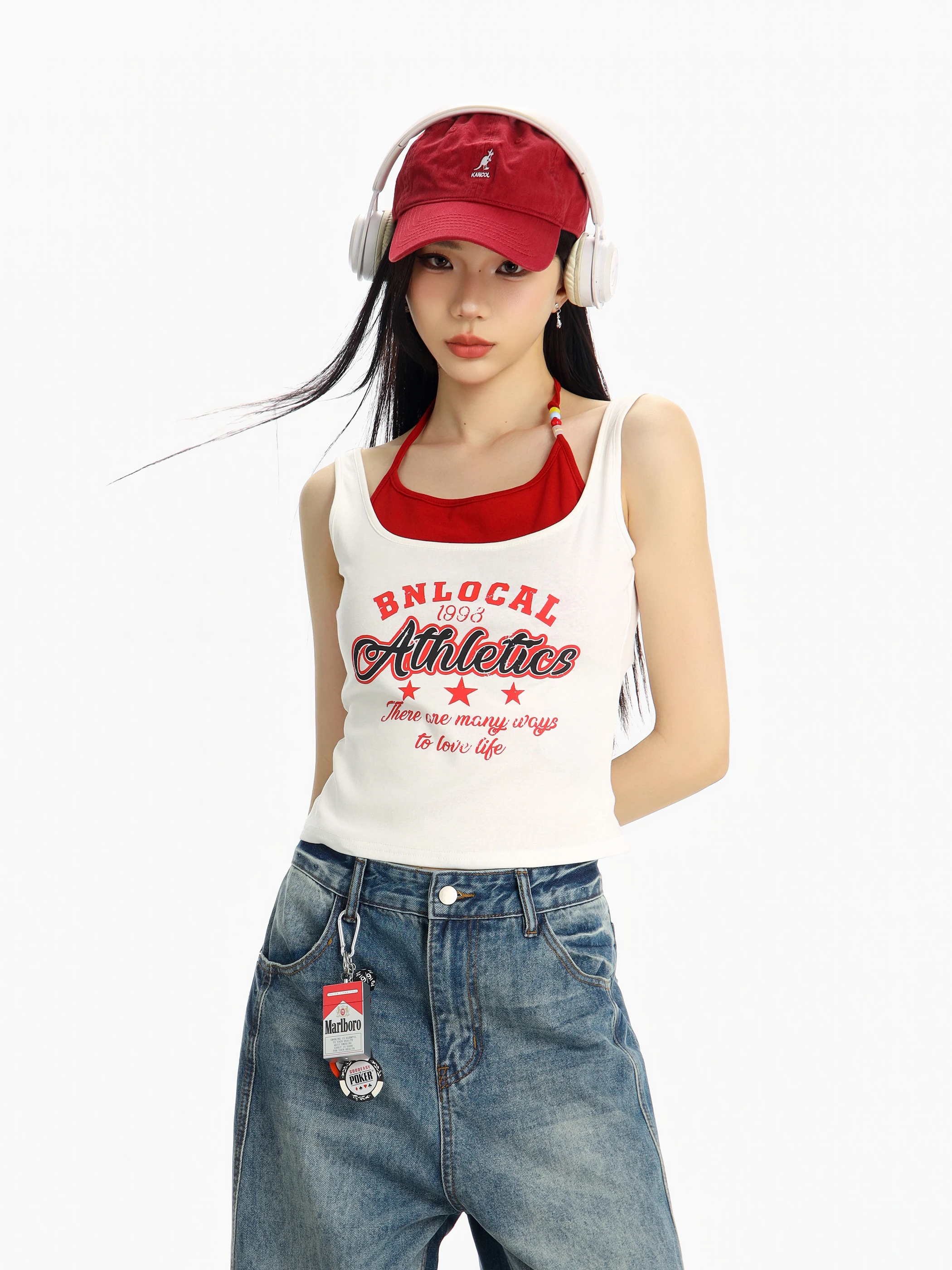 Captain Beer Summer American Style Hot Girl Slim Fit Printed Camisole Tank Top Women's Breathable Short Length U-Neck Design
Captain Beer Summer American Style Hot Girl Slim Fit Printed Camisole Tank Top Women's Breathable Short Length U-Neck Design