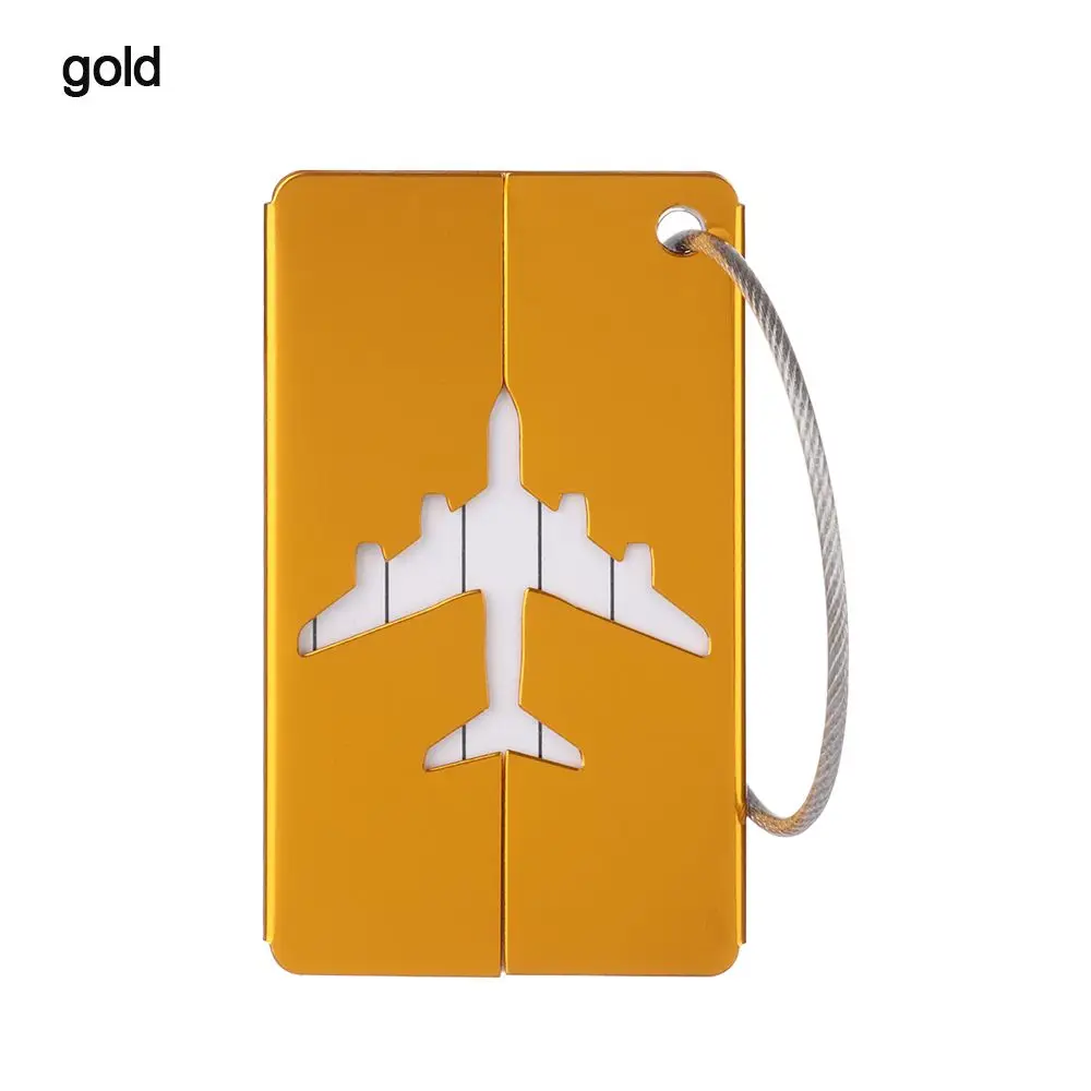 Identifier Suitcase Baggage Metal Aluminium Reusable Bag Tag Suitcase Labels Travel Luggage Tags Labels with Ropes
Identifier Suitcase Baggage Metal Aluminium Reusable Bag Tag Suitcase Labels Travel Luggage Tags Labels with Ropes