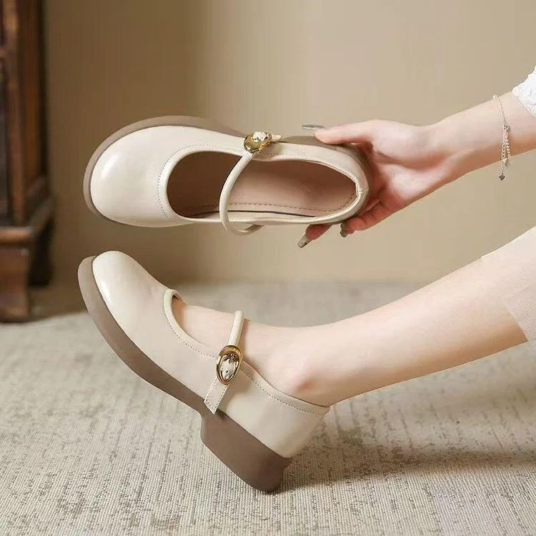 Retro Soft Bottom Mary Jane Shoes round Toe Spring Summer Women's Fashion Single Shoes Slip-On Comfortable Footwear
Retro Soft Bottom Mary Jane Shoes round Toe Spring Summer Women's Fashion Single Shoes Slip-On Comfortable Footwear