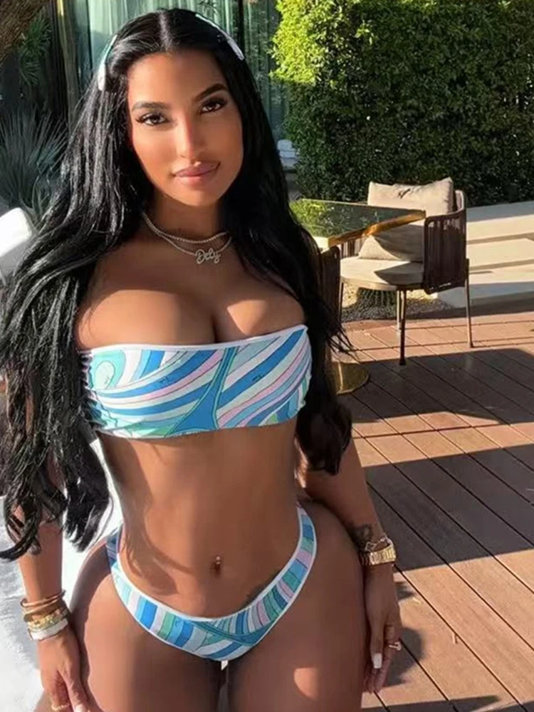 Weird Puss Striped Patchwork Swimsuit 3 Piece Set Women Strapless Crop Tops+Briefs+Ruched Knot Splits Bottoms Beach Bikini Suit
Weird Puss Striped Patchwork Swimsuit 3 Piece Set Women Strapless Crop Tops+Briefs+Ruched Knot Splits Bottoms Beach Bikini Suit