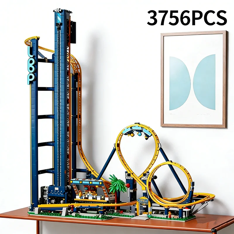 3756 деталей: Конструктор «Американские горки» (Loop Coaster) — игрушка для парка развлечений, подарок на День рождения/Рождество для детей, совместим с 10303
3756 деталей: Конструктор «Американские горки» (Loop Coaster) — игрушка для парка развлечений, подарок на День рождения/Рождество для детей, совместим с 10303