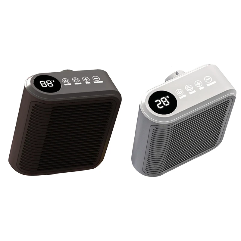 Mini Fan Heater Multifunctional Wall Mounted Heater Wall Socket Small Space Heater Household Fan Heater EU Plug
Mini Fan Heater Multifunctional Wall Mounted Heater Wall Socket Small Space Heater Household Fan Heater EU Plug